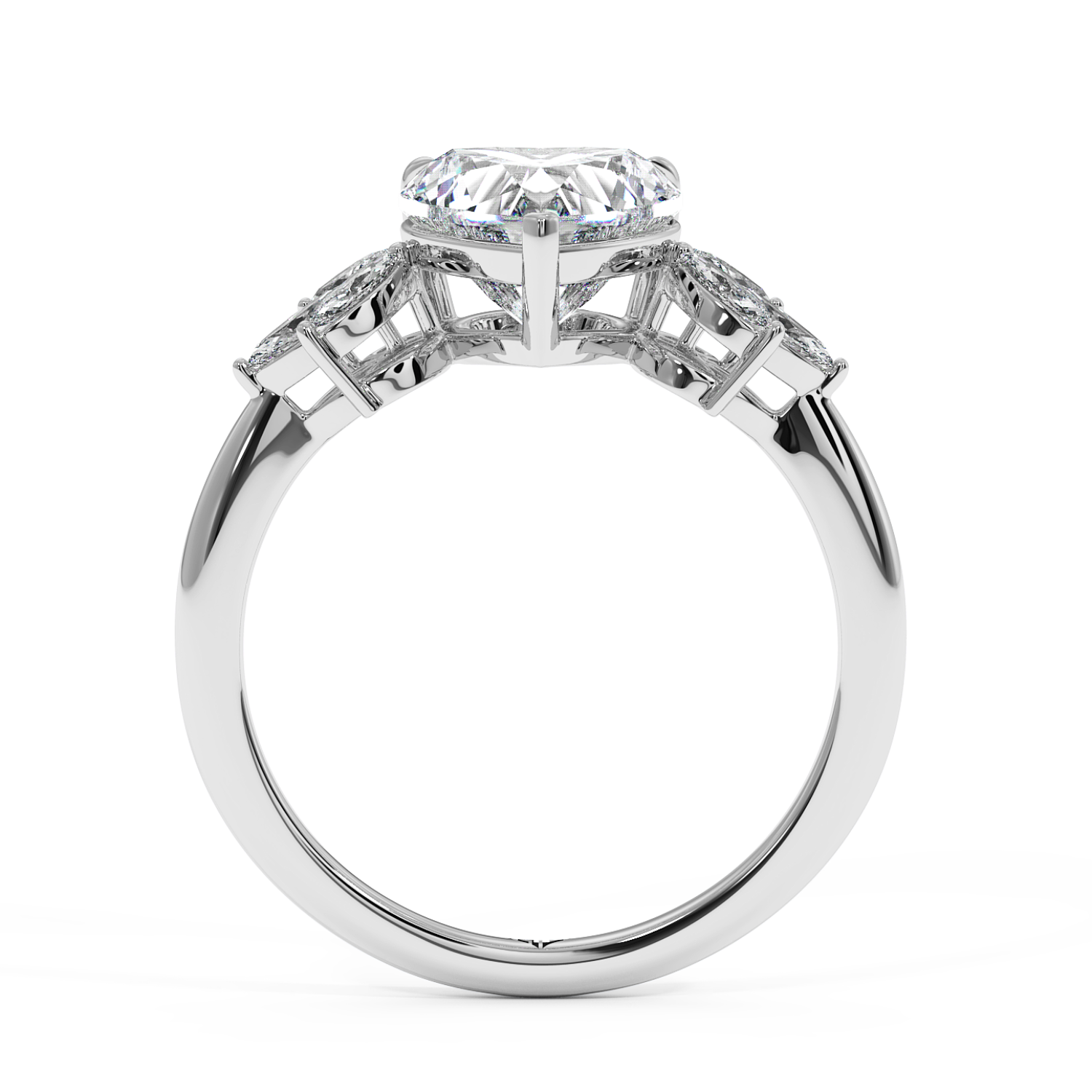 18K White Gold Heidi Engagement Ring