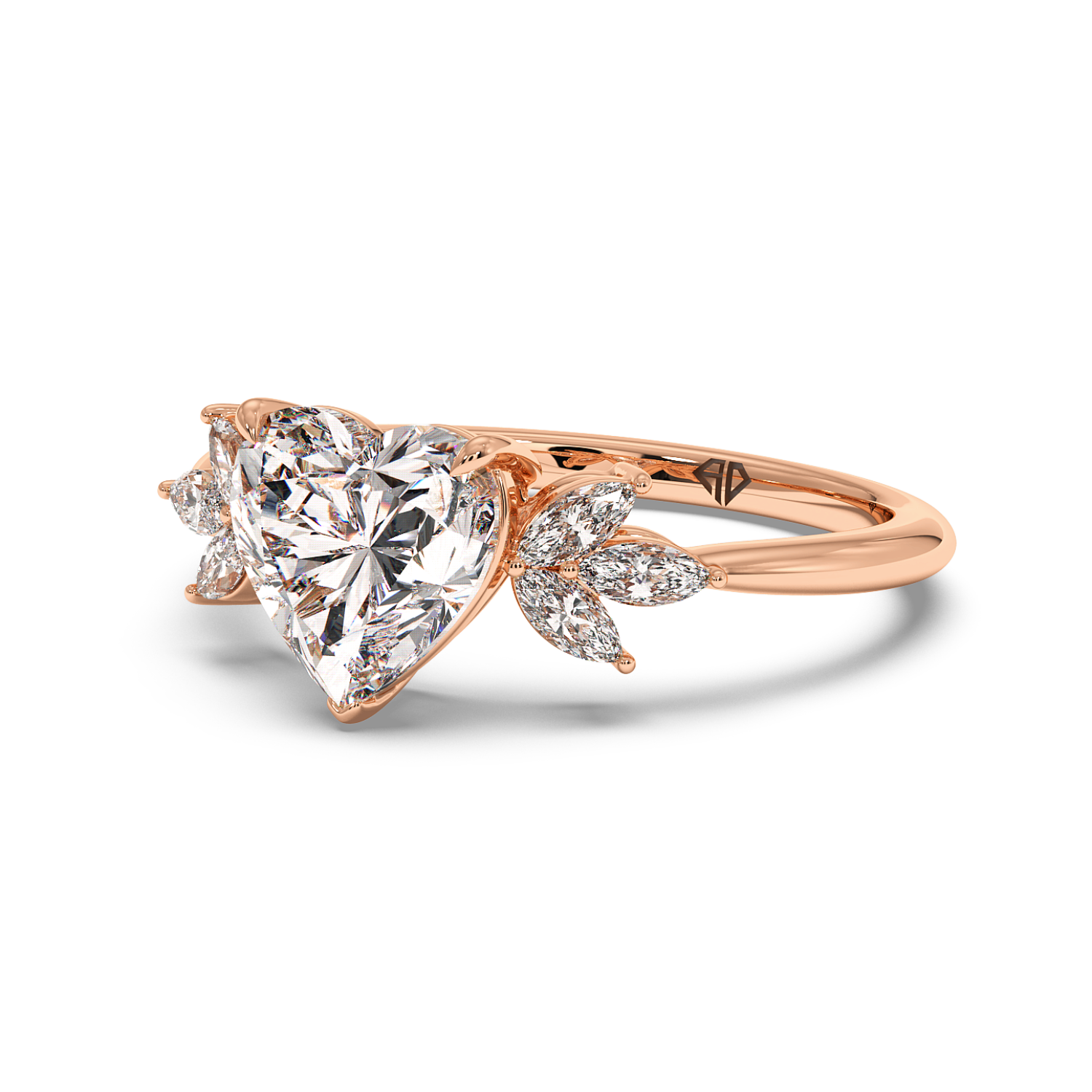 18K Rose Gold Heidi Engagement Ring