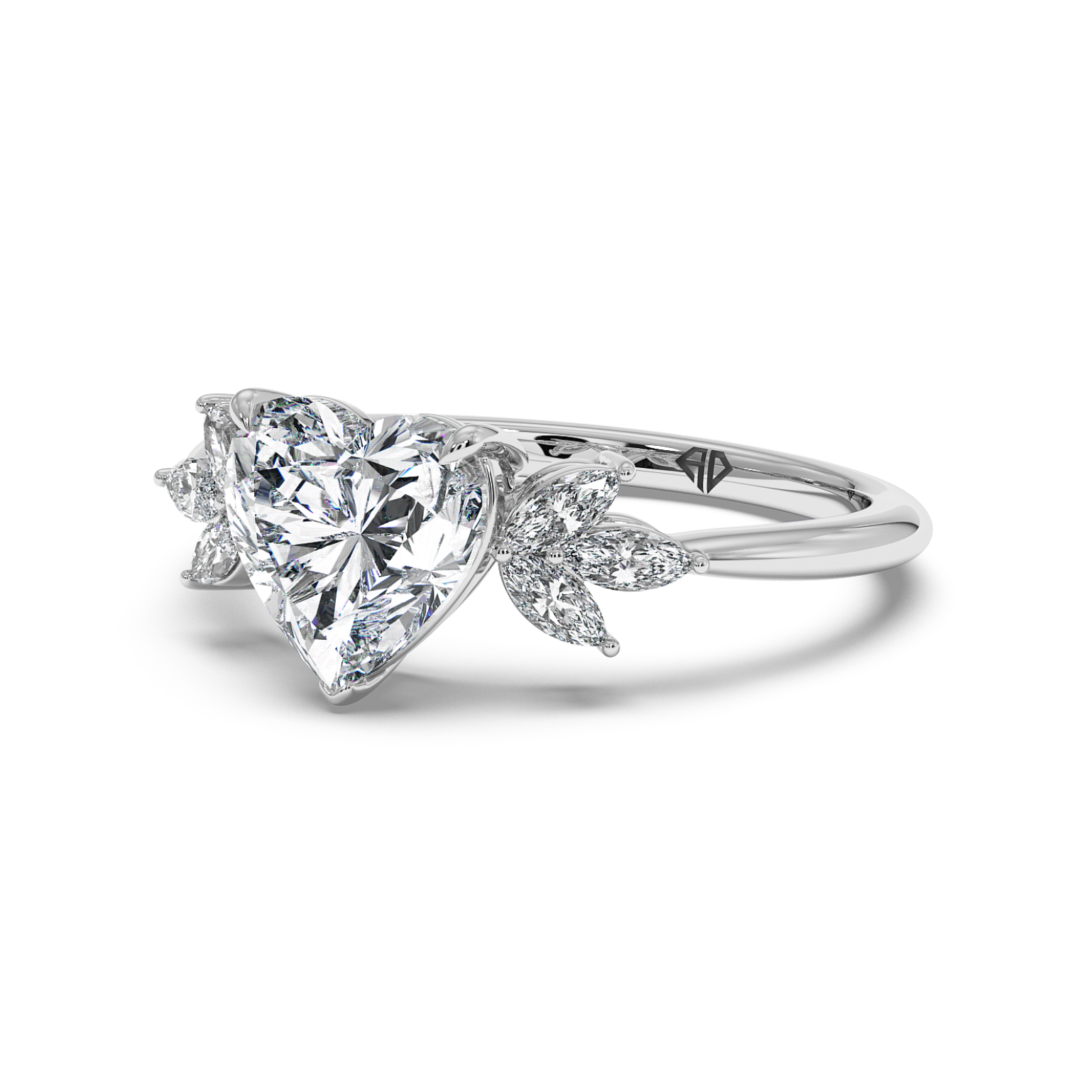 18K White Gold Heidi Engagement Ring