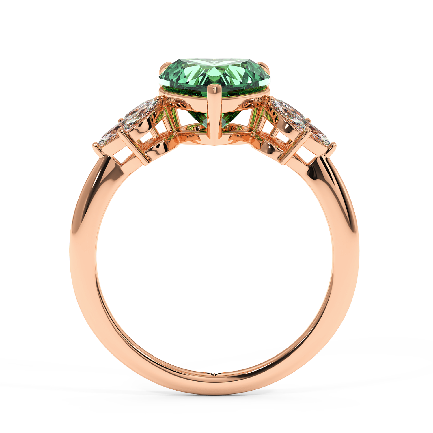 18K Rose Gold Heidi Engagement Ring