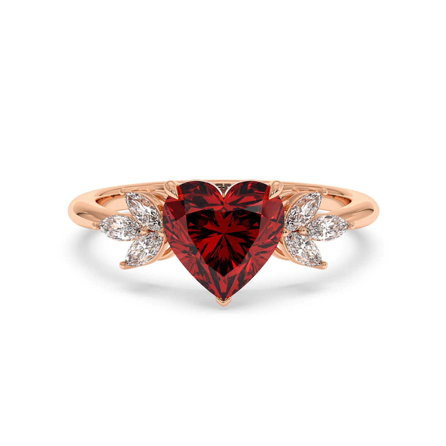 18K Rose Gold Heidi Engagement Ring