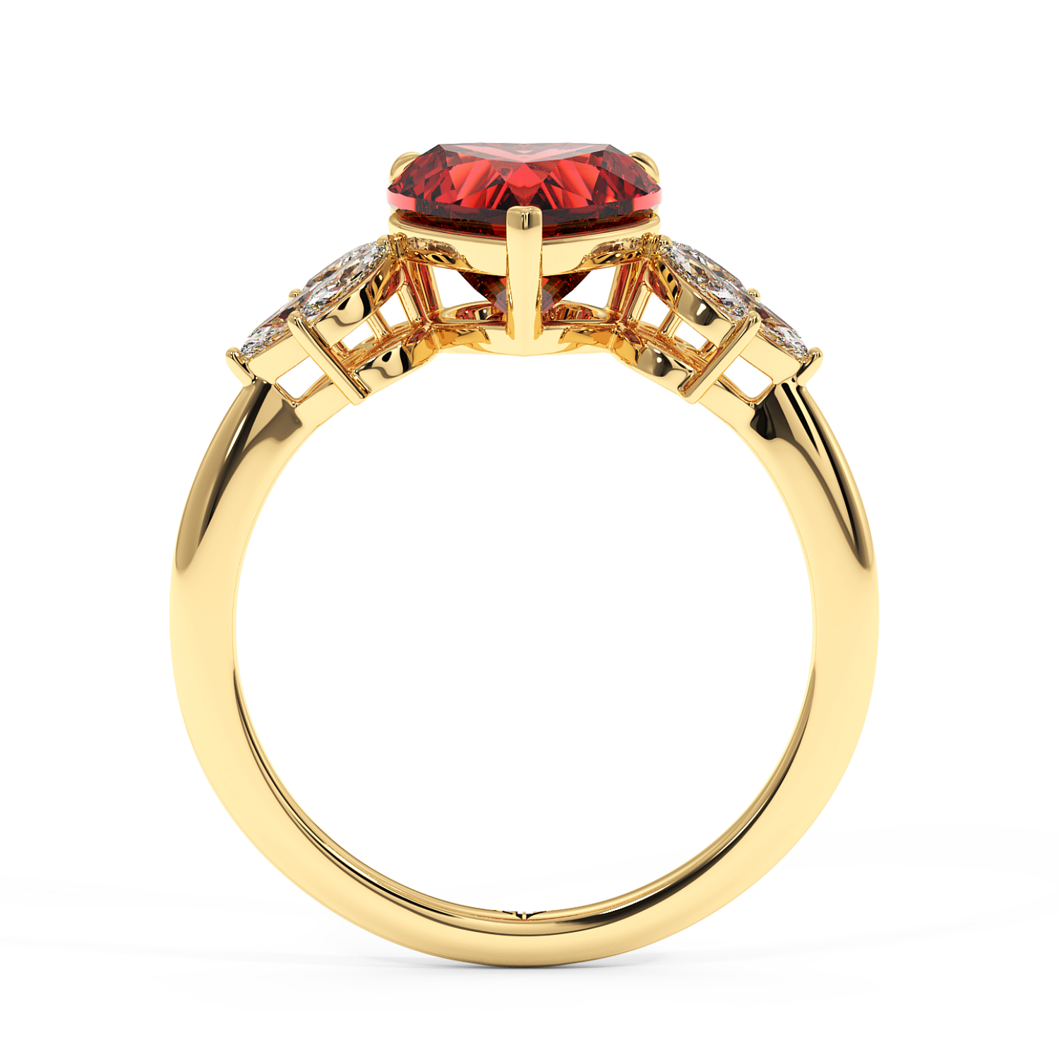 18K Yellow Gold Heidi Engagement Ring