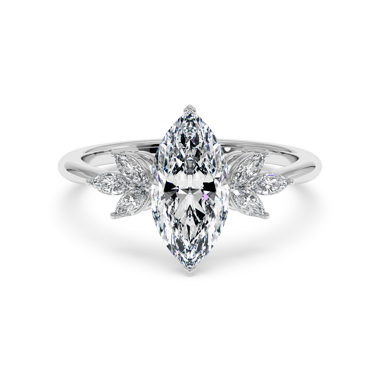 18K White Gold Heidi Engagement Ring