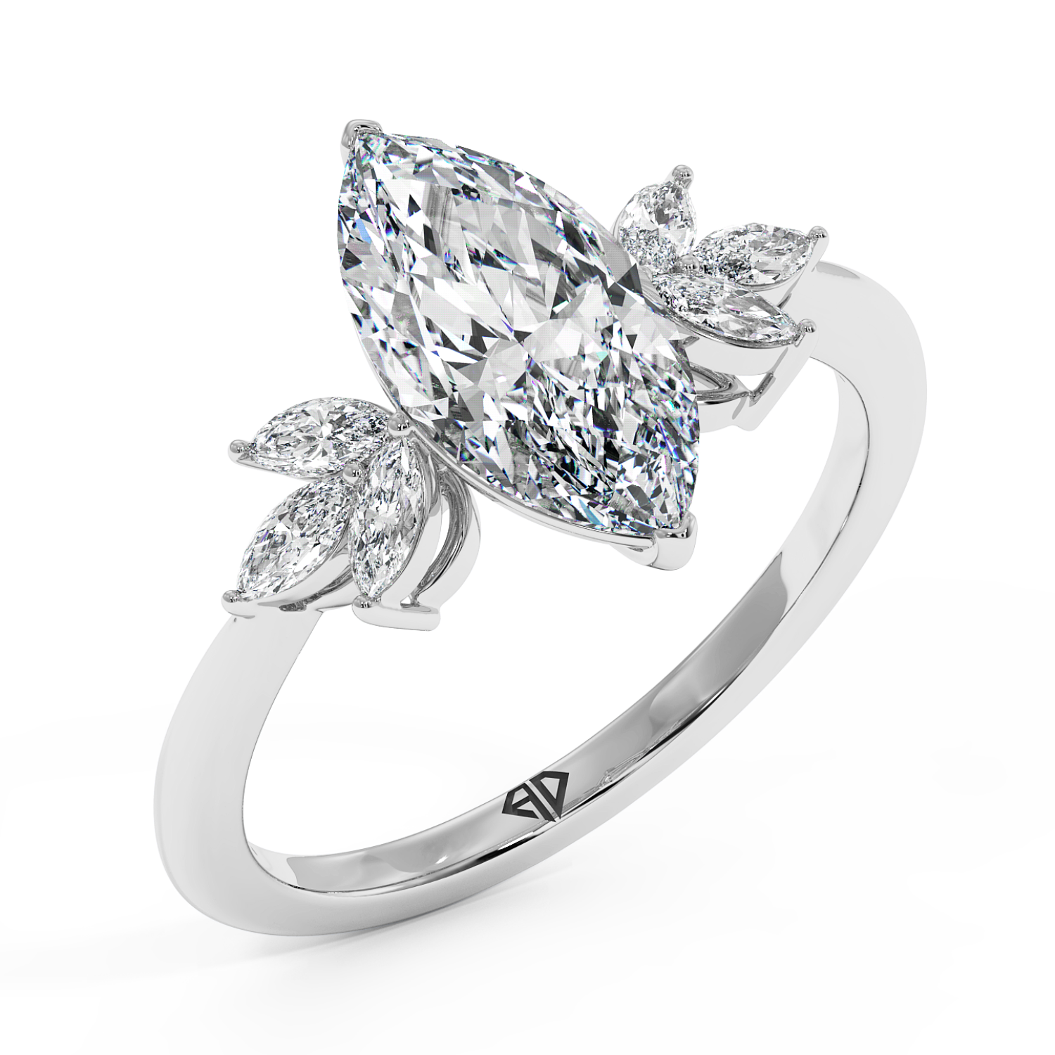 18K White Gold Heidi Engagement Ring