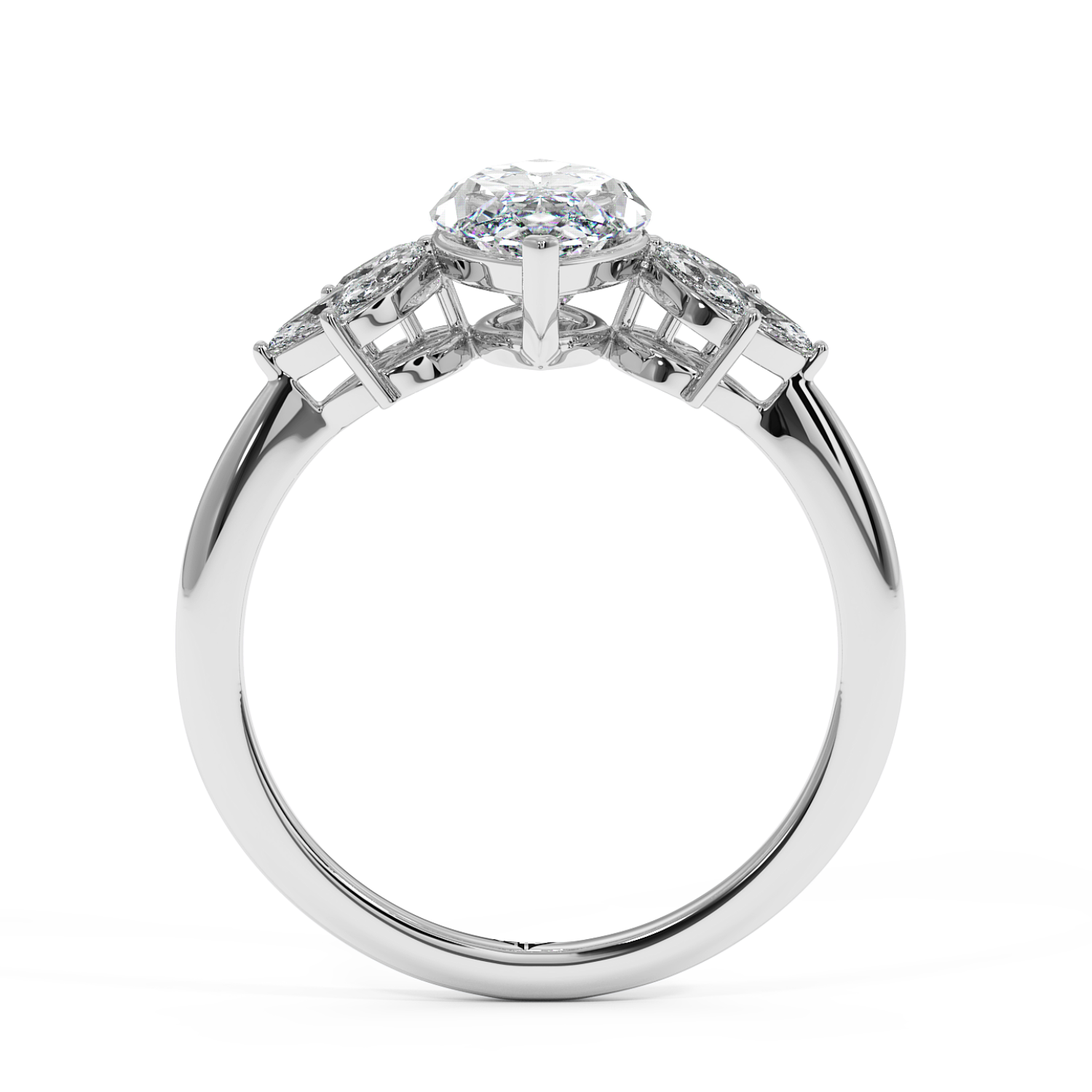 18K White Gold Heidi Engagement Ring