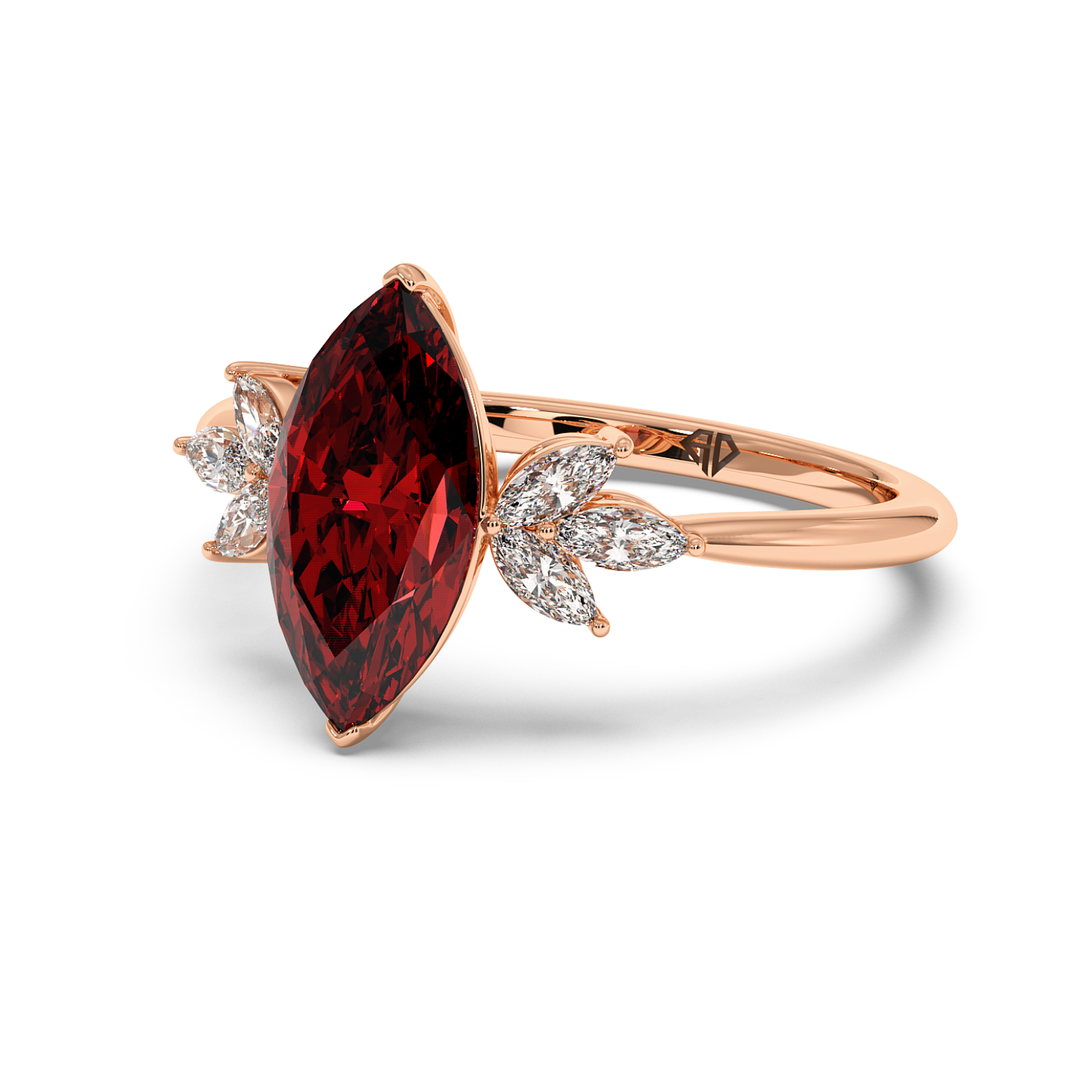 18K Rose Gold Heidi Engagement Ring