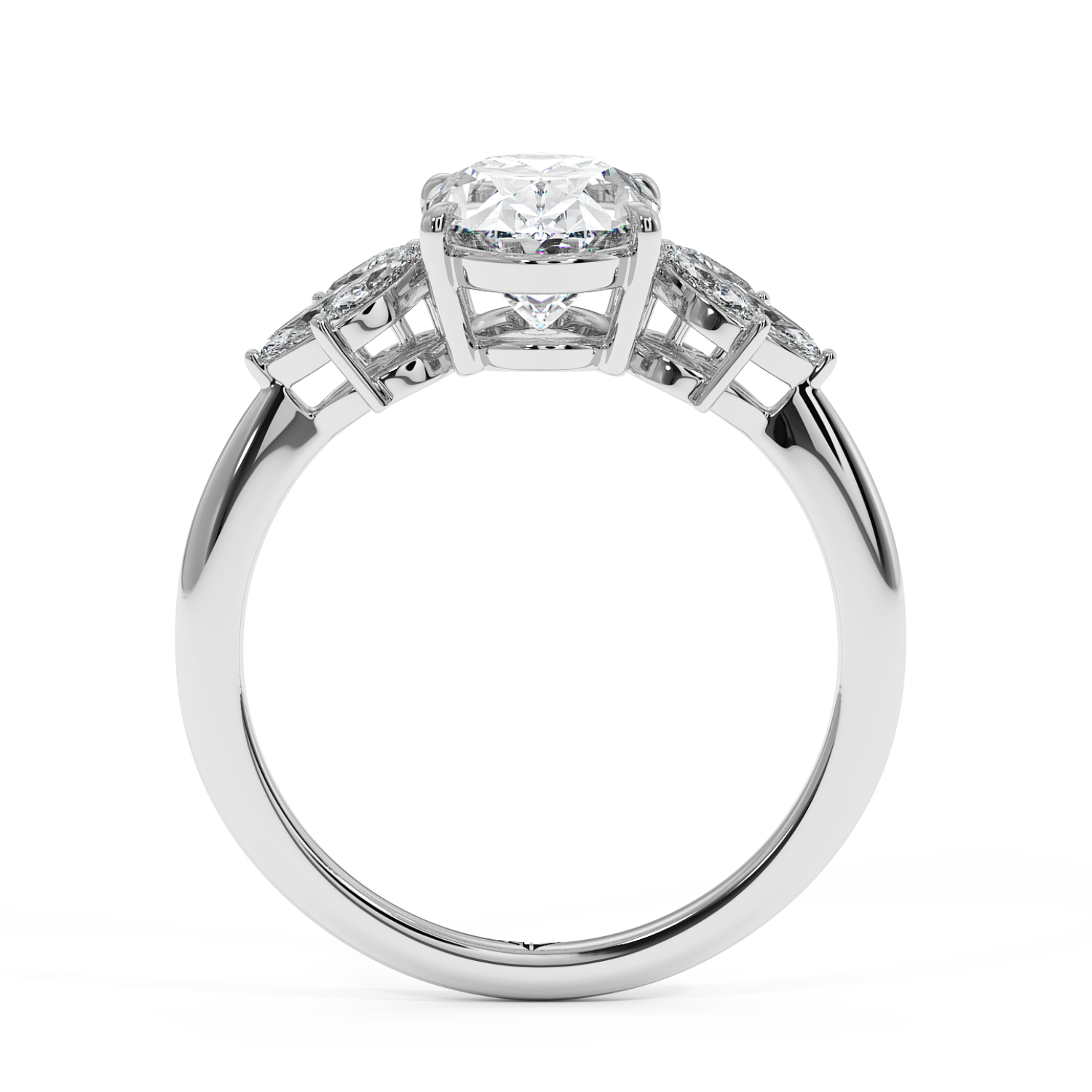 18K White Gold Heidi Engagement Ring