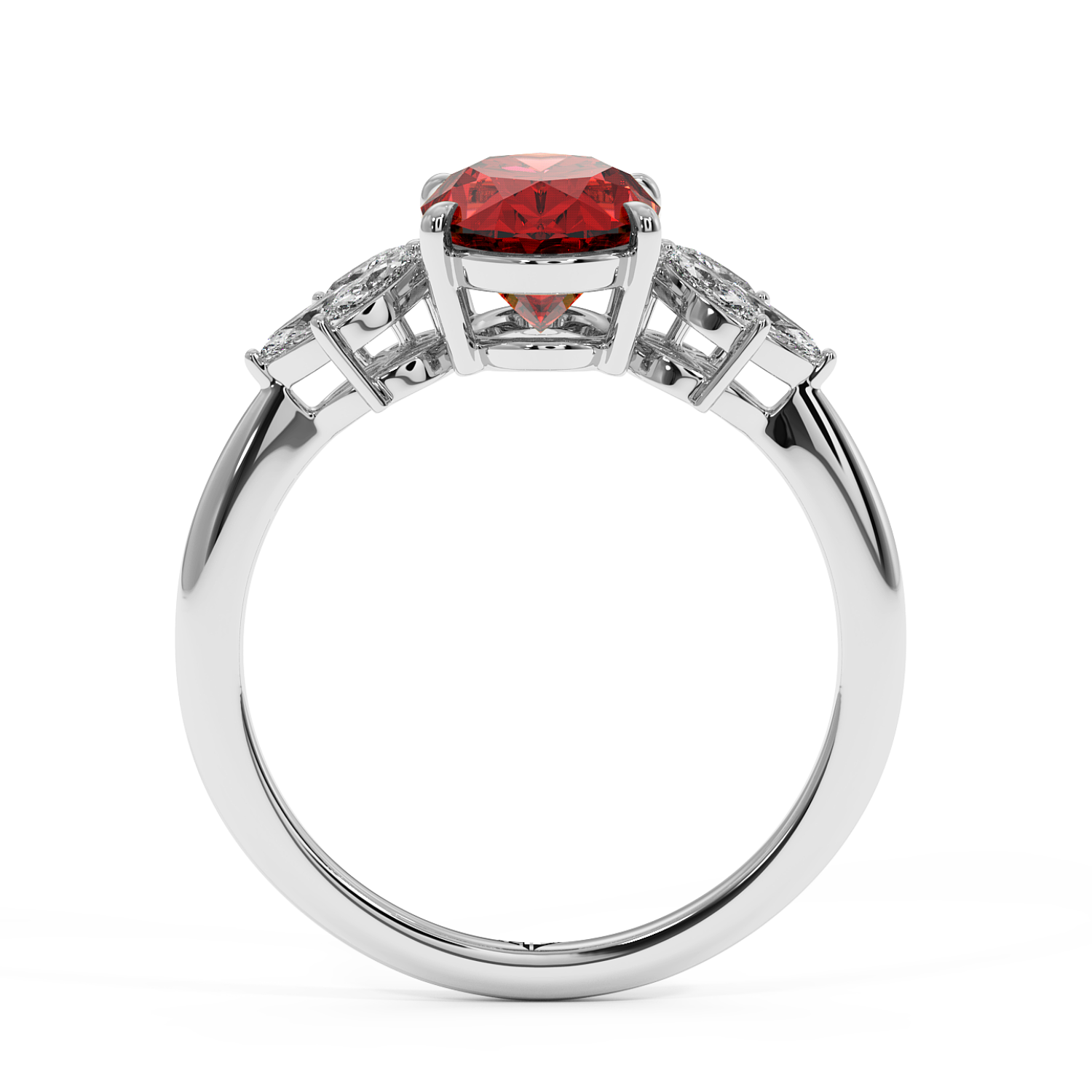 18K White Gold Heidi Engagement Ring