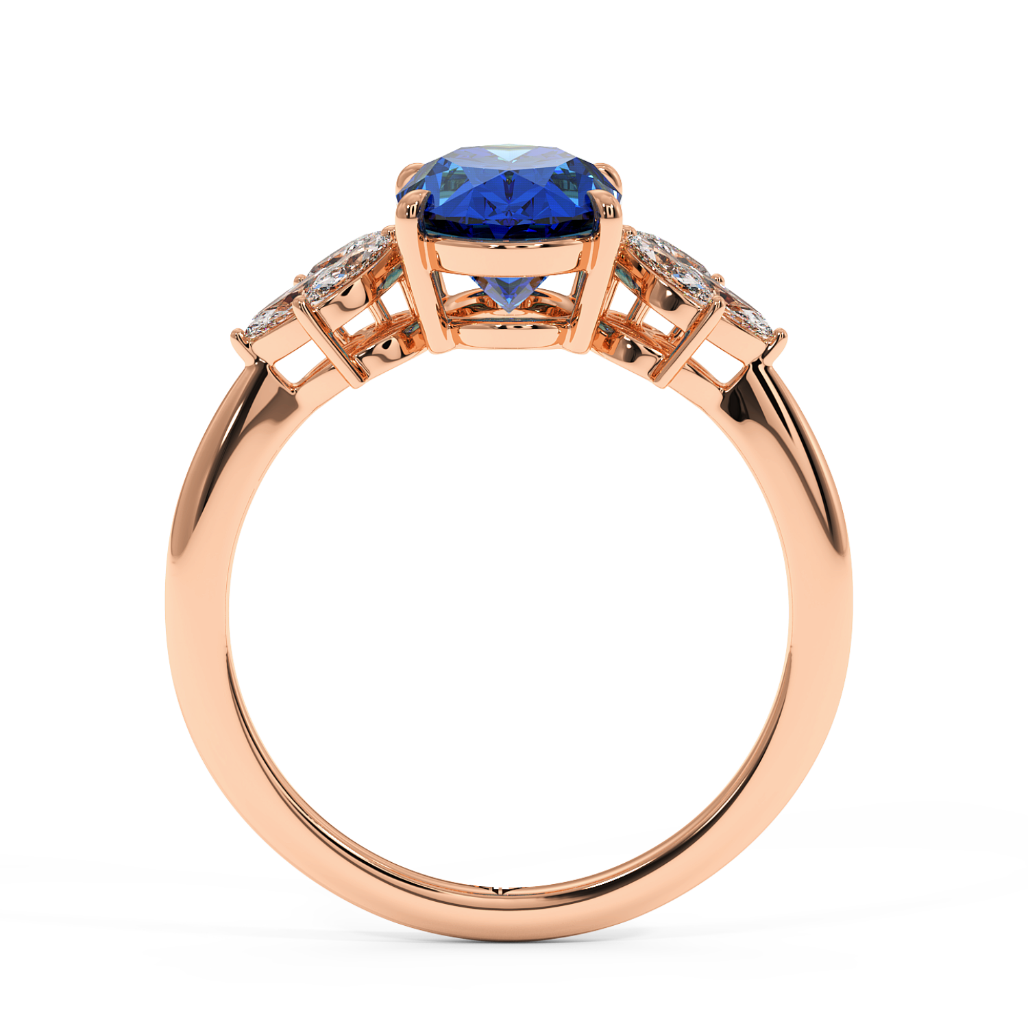 18K Rose Gold Heidi Engagement Ring