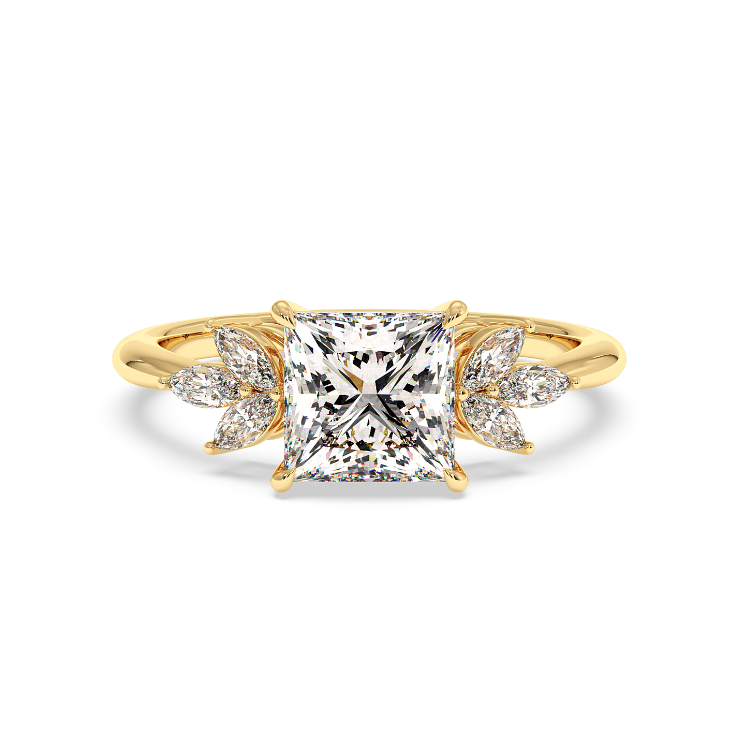 18K Yellow Gold Heidi Engagement Ring