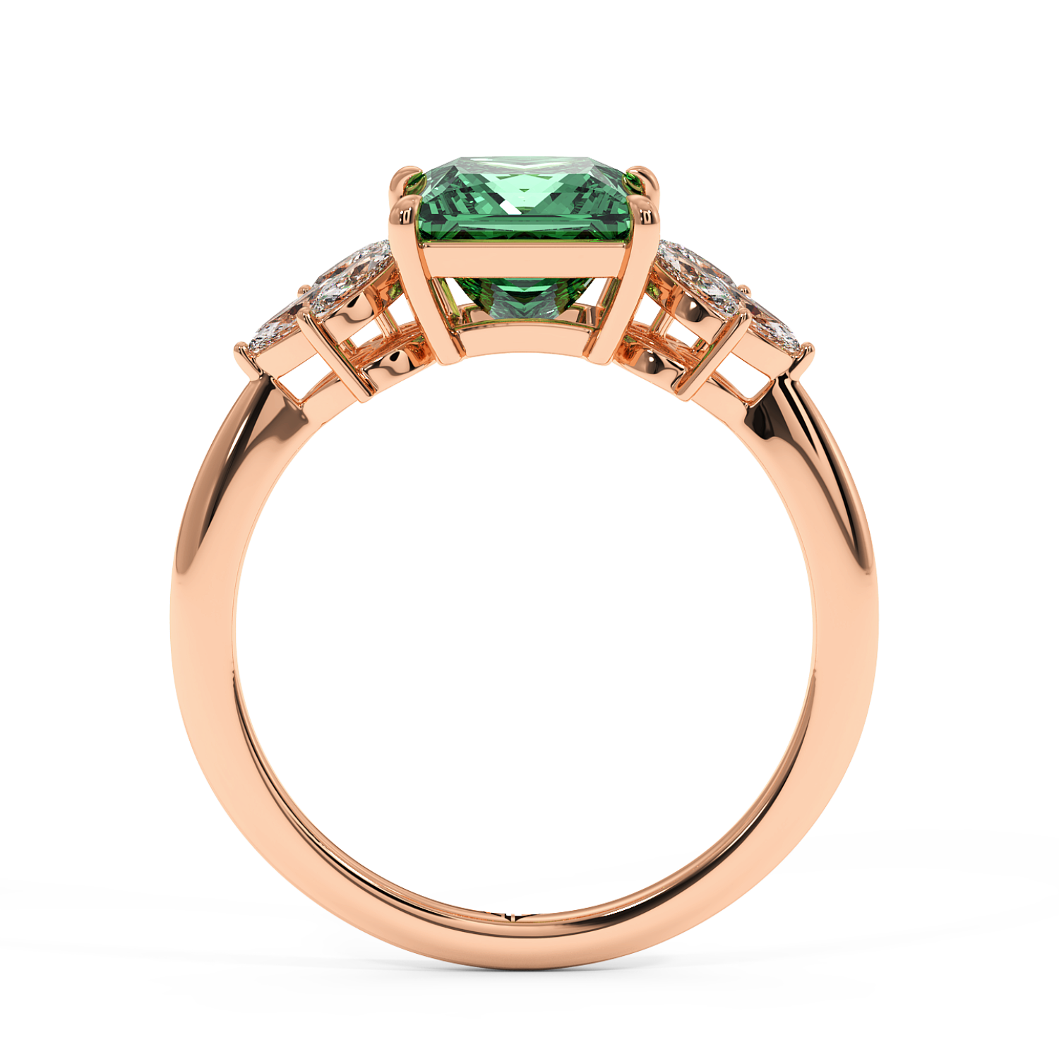 18K Rose Gold Heidi Engagement Ring