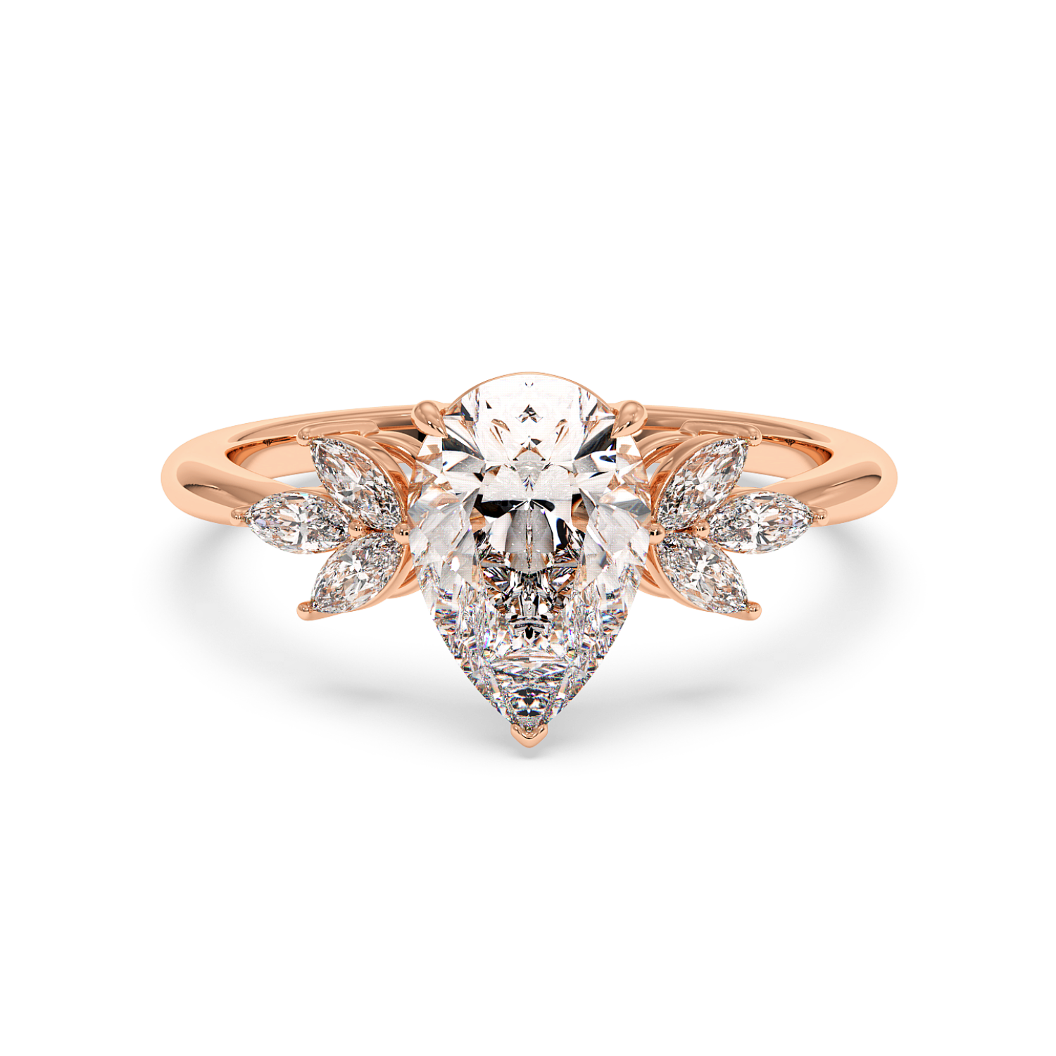 18K Rose Gold Heidi Engagement Ring