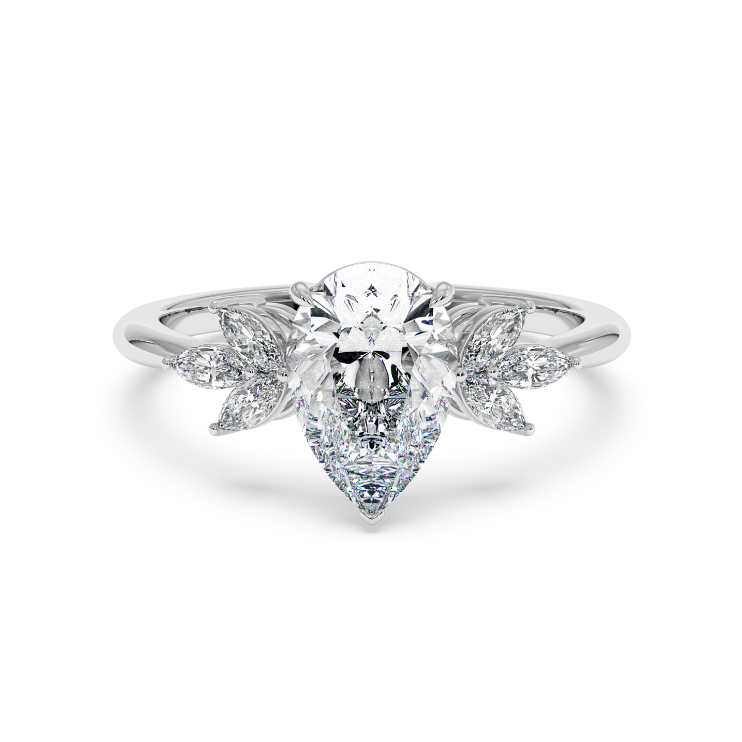 18K White Gold Heidi Engagement Ring