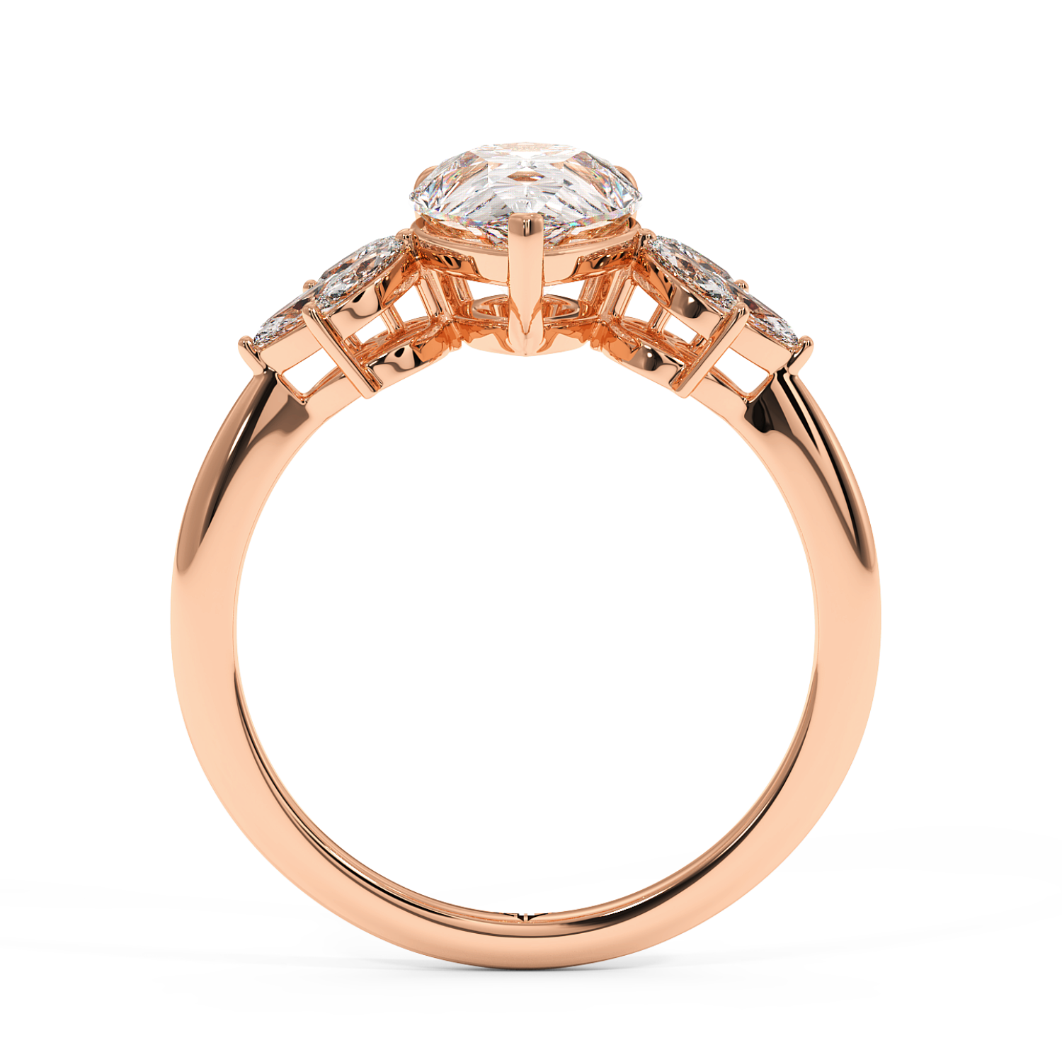 18K Rose Gold Heidi Engagement Ring