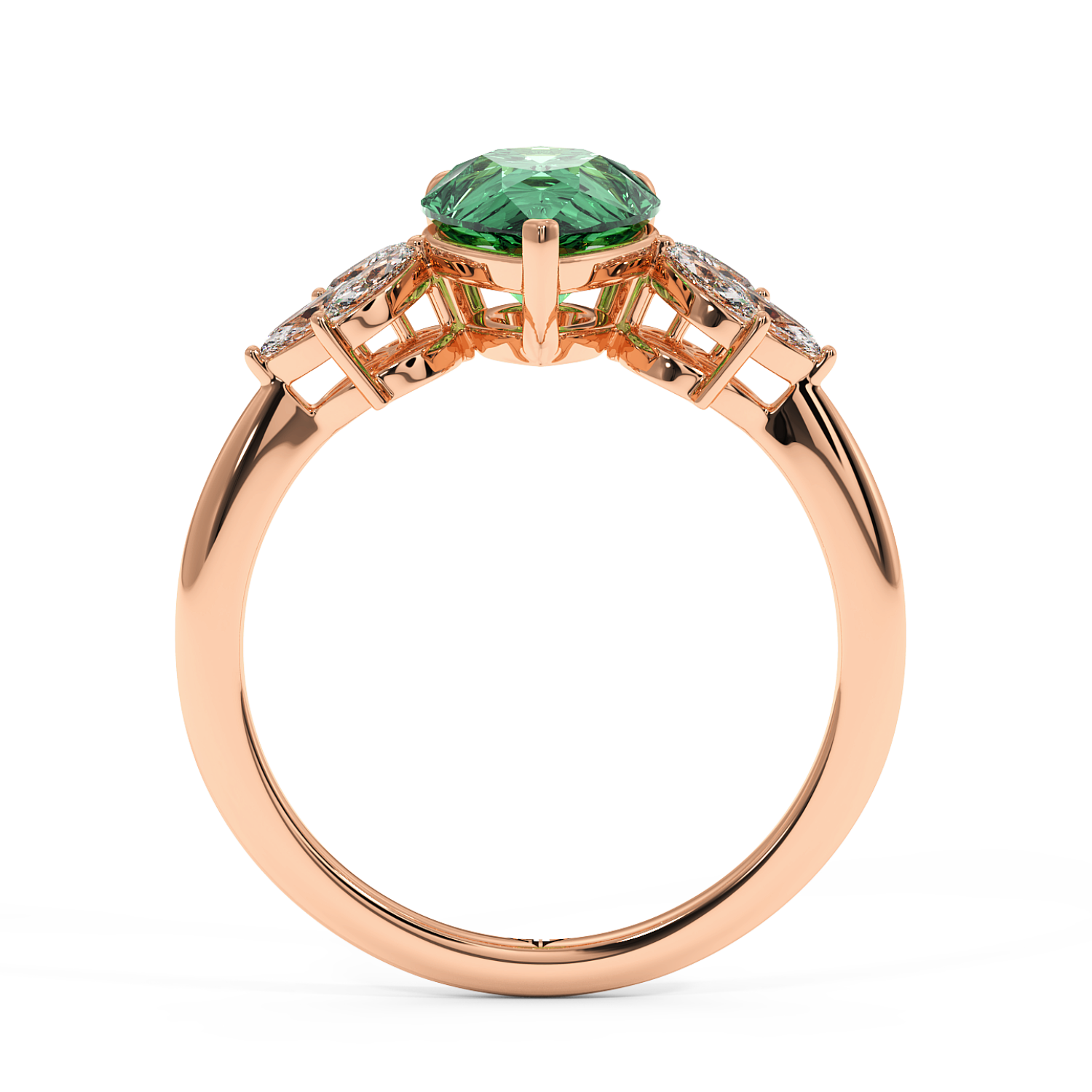 18K Rose Gold Heidi Engagement Ring