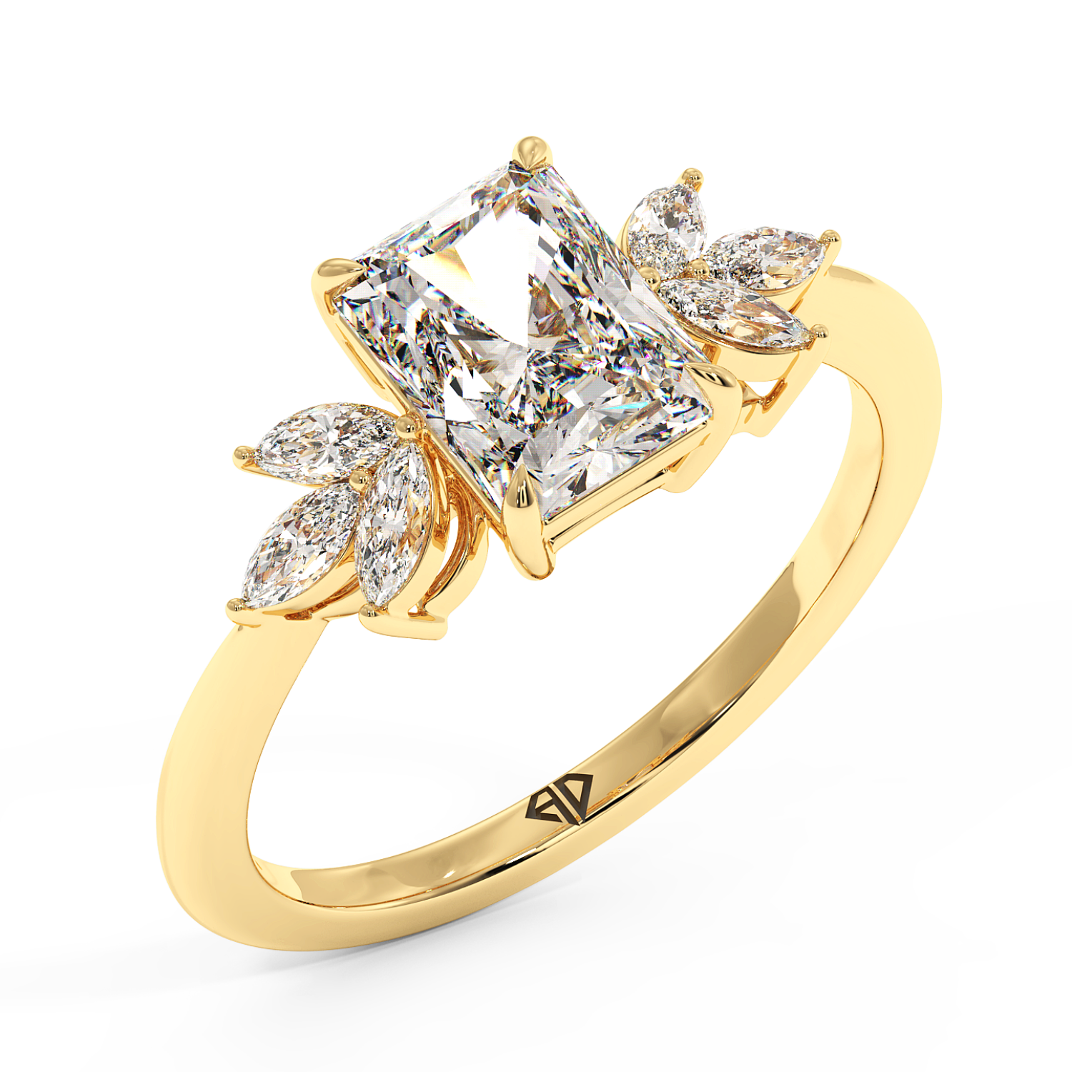 18K Yellow Gold Heidi Engagement Ring