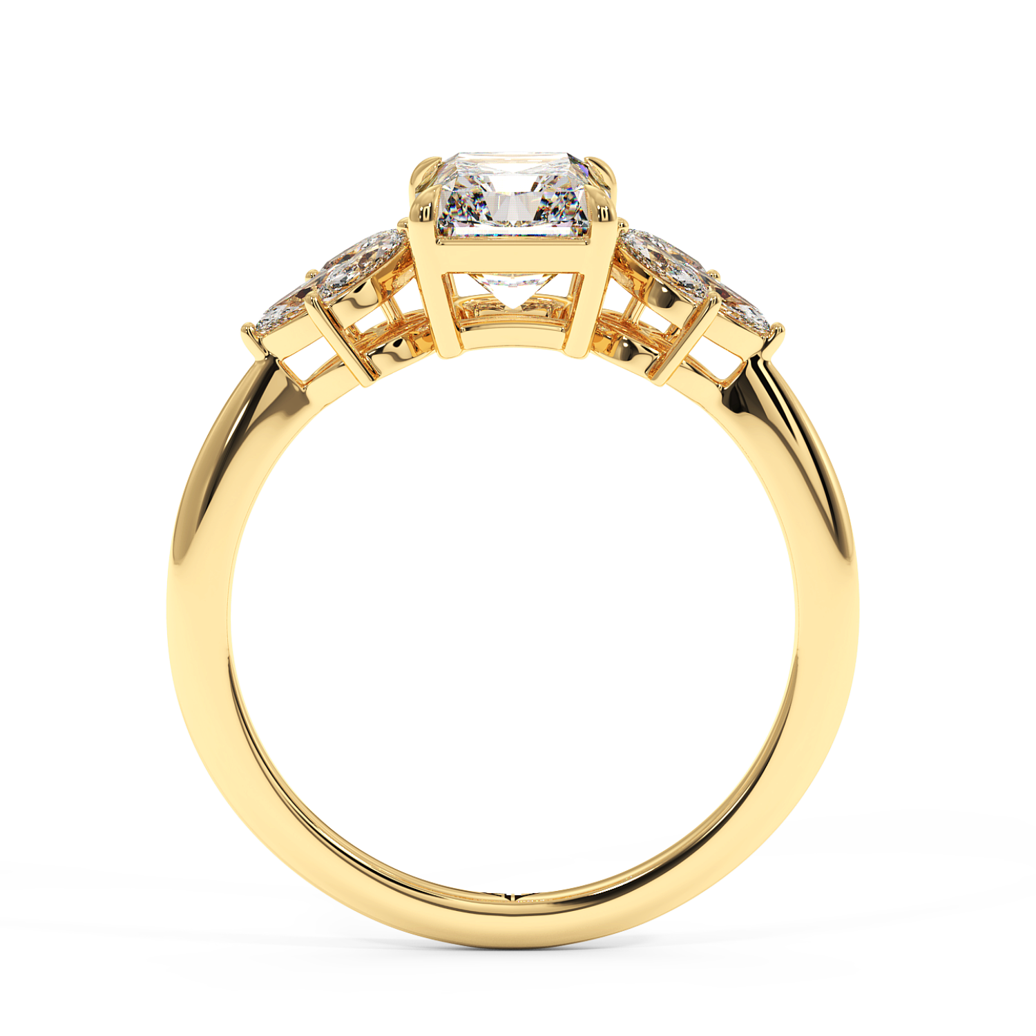 18K Yellow Gold Heidi Engagement Ring