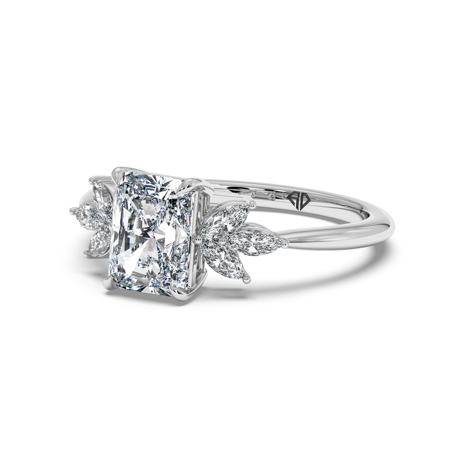 18K White Gold Heidi Engagement Ring