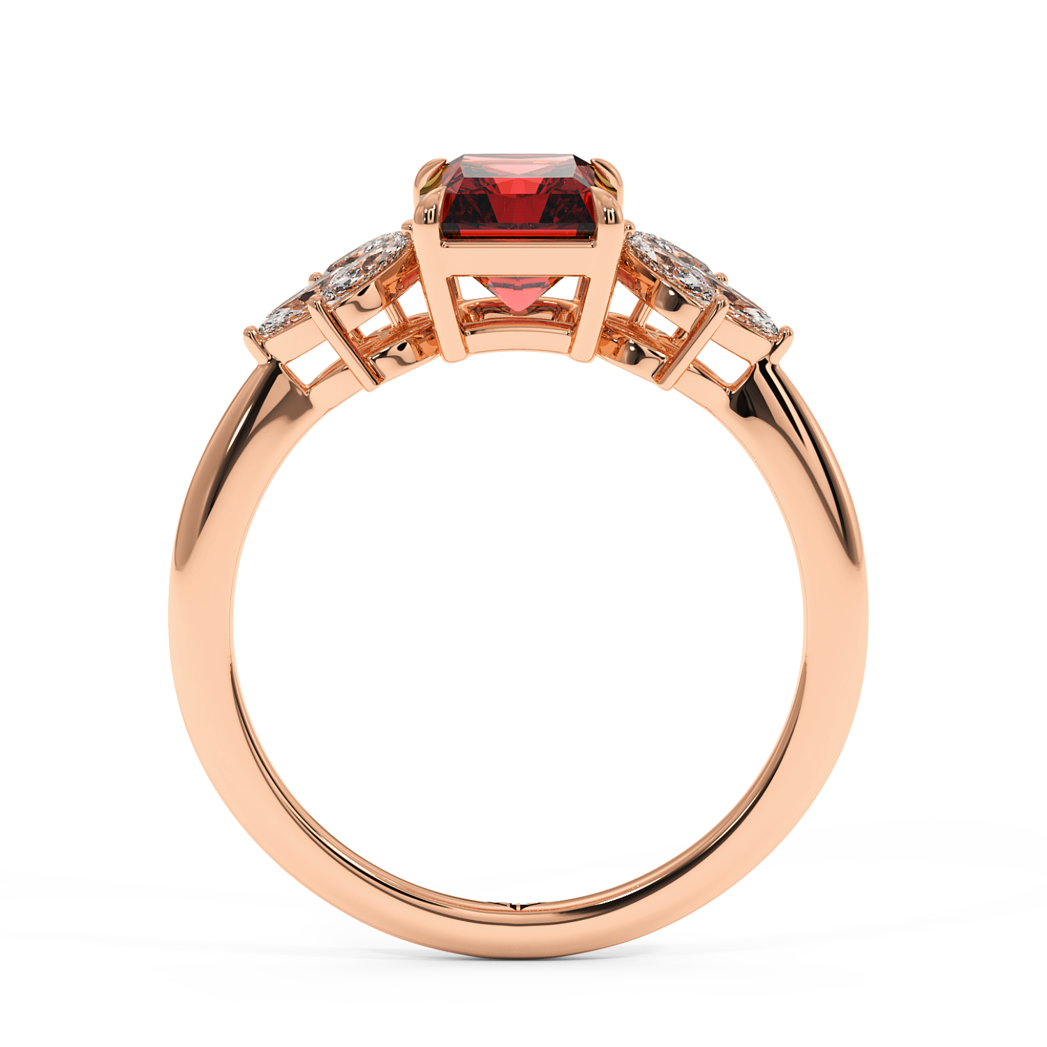 18K Rose Gold Heidi Engagement Ring