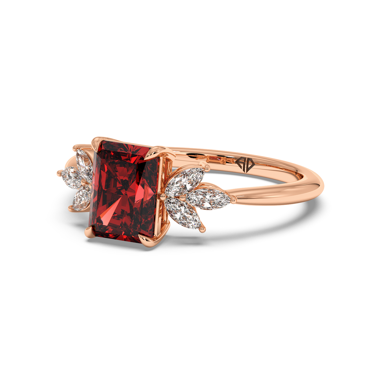 18K Rose Gold Heidi Engagement Ring