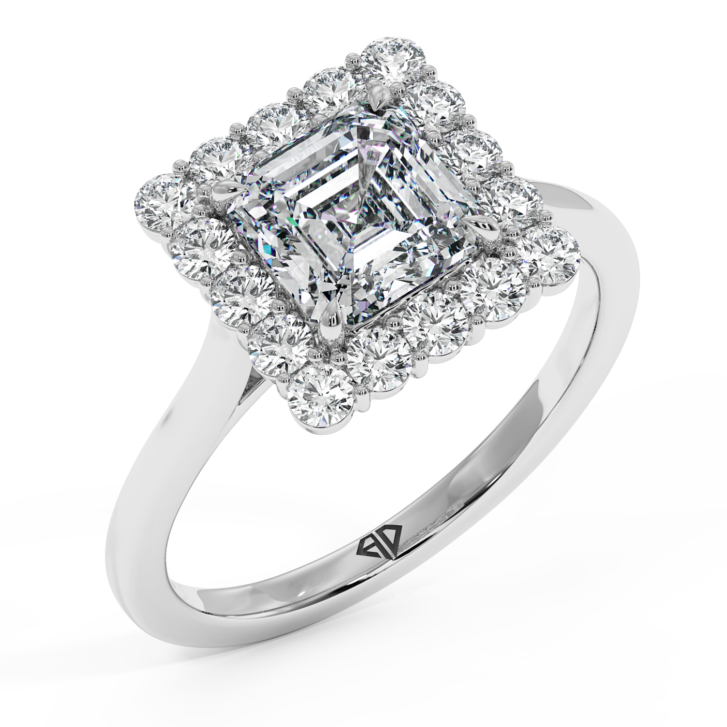 18K White Gold Matilda Engagement Ring