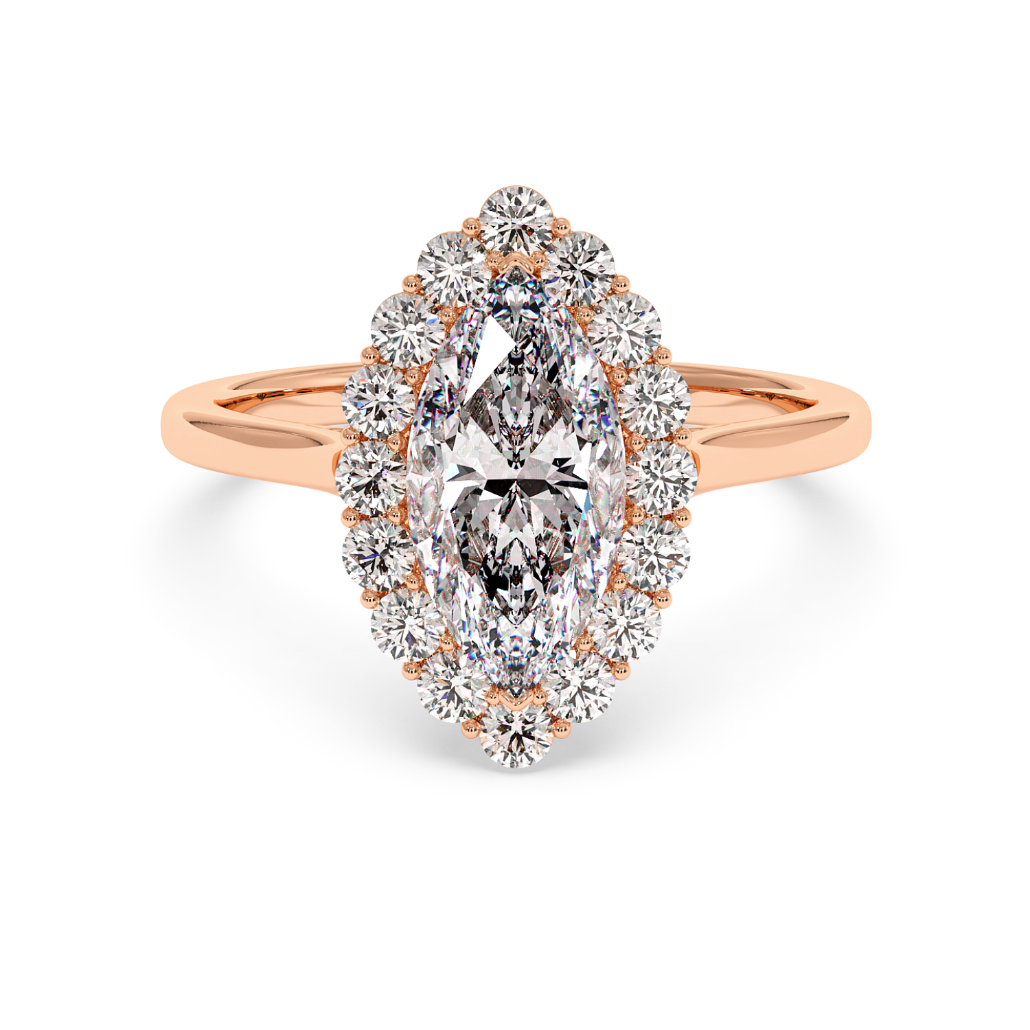 18K Rose Gold Matilda Engagement Ring