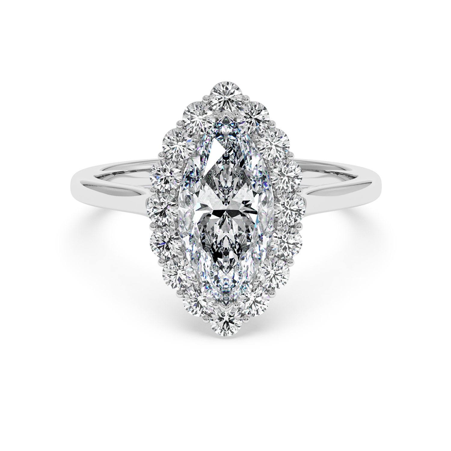 Platinum Matilda Engagement Ring