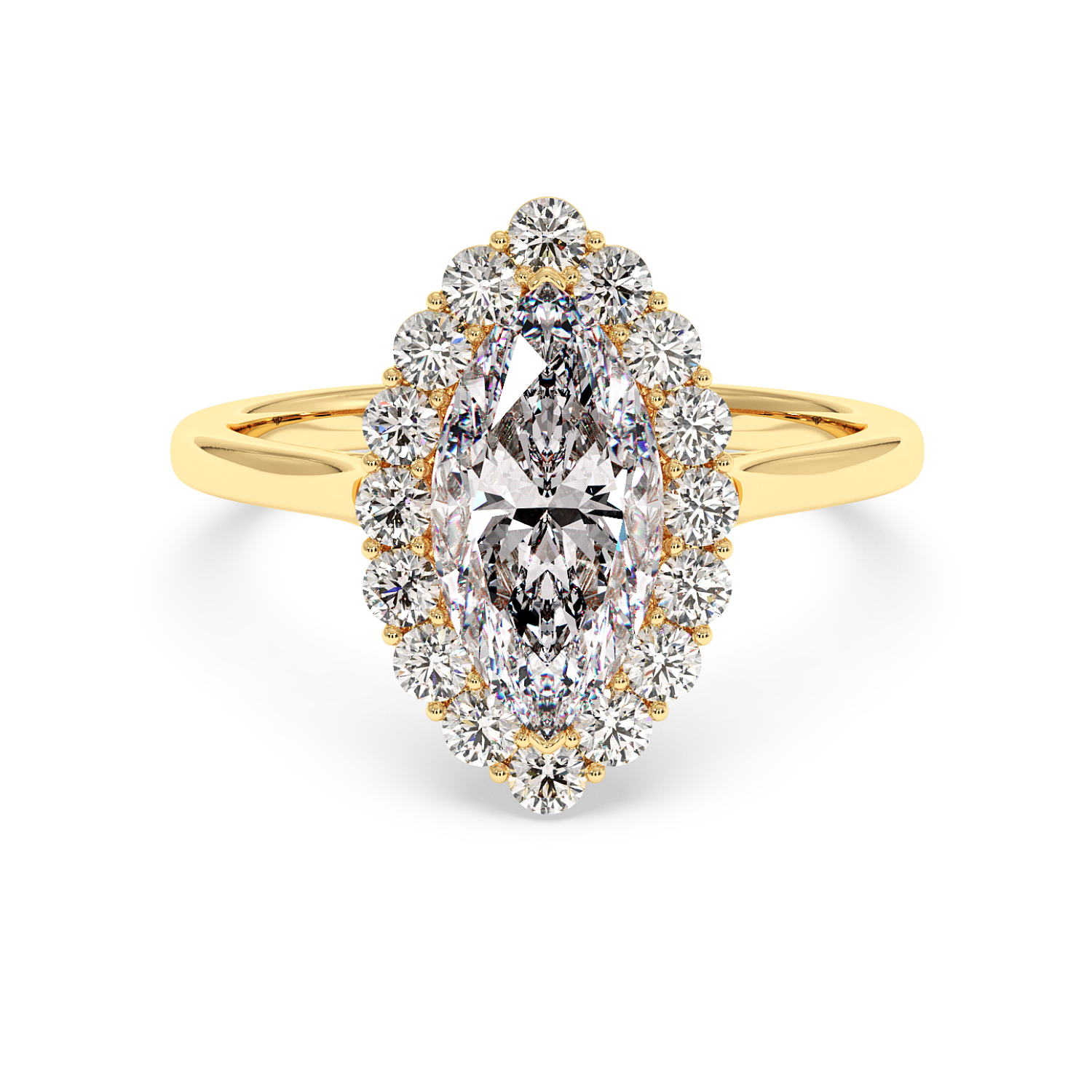 18K Yellow Gold Matilda Engagement Ring