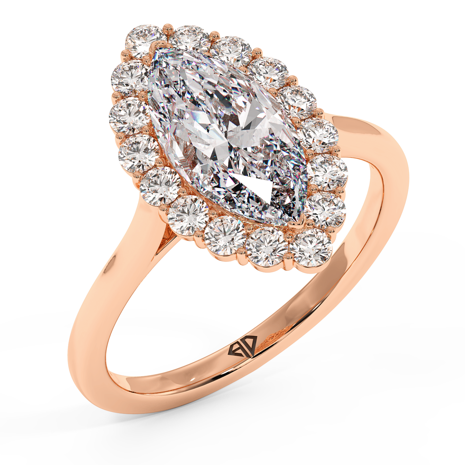 18K Rose Gold Matilda Engagement Ring