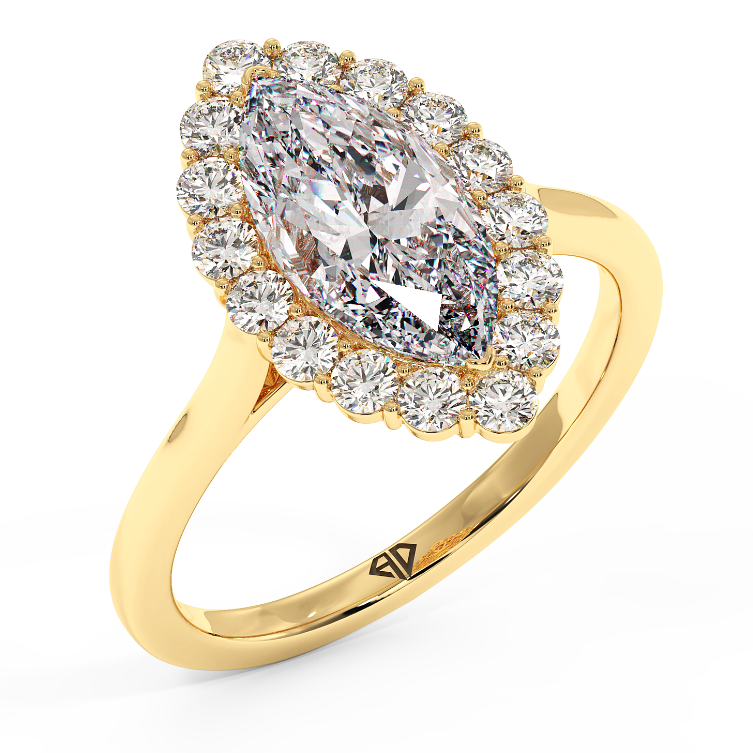 18K Yellow Gold Matilda Engagement Ring