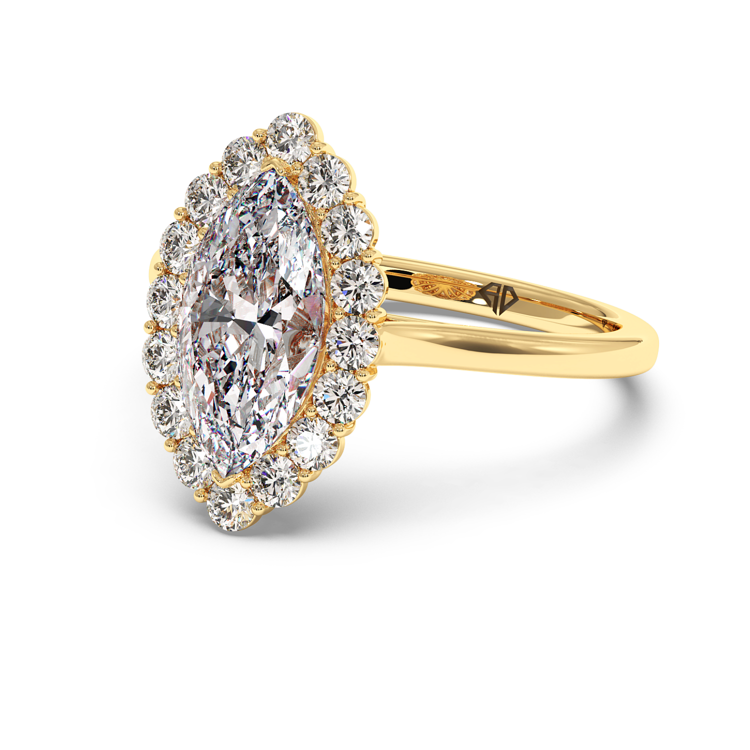 18K Yellow Gold Matilda Engagement Ring