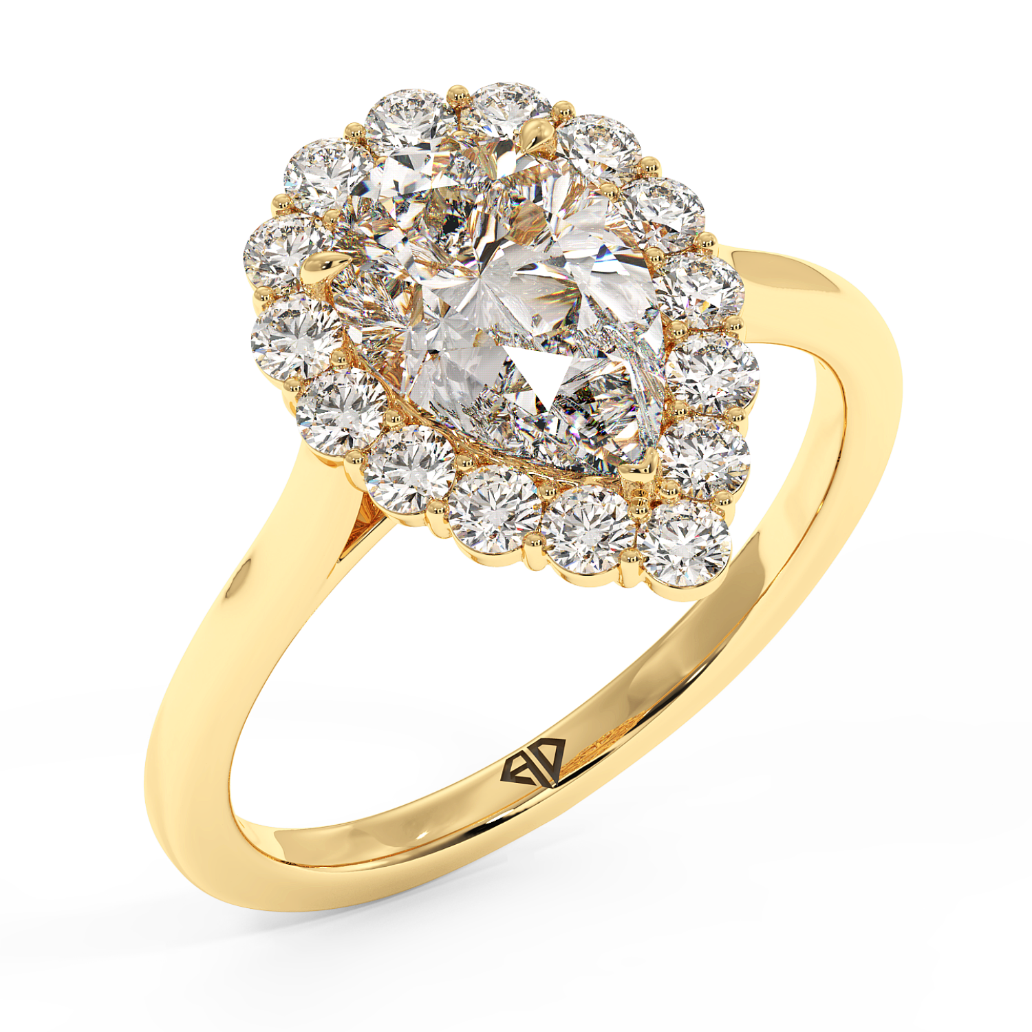 18K Yellow Gold Matilda Engagement Ring