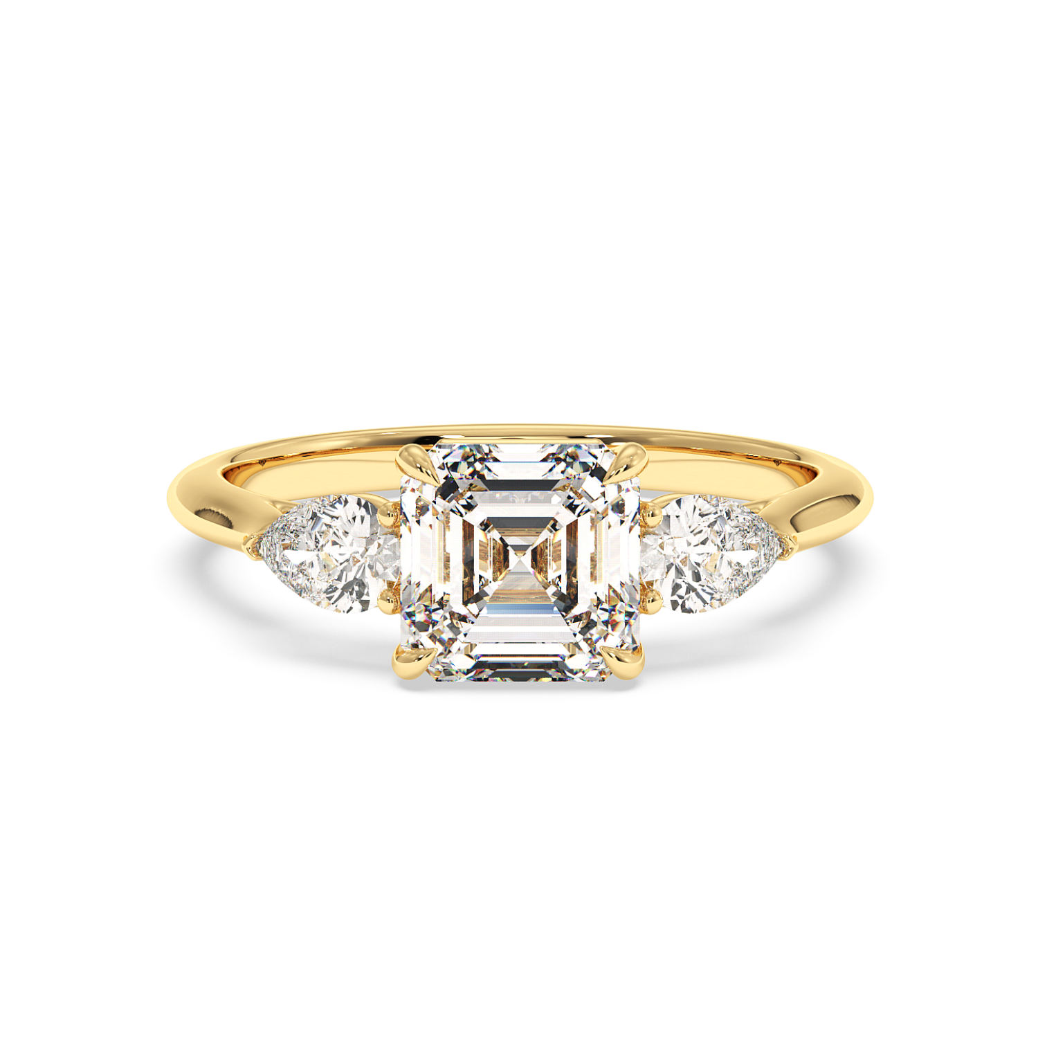 18K Yellow Gold Verona Engagement Ring