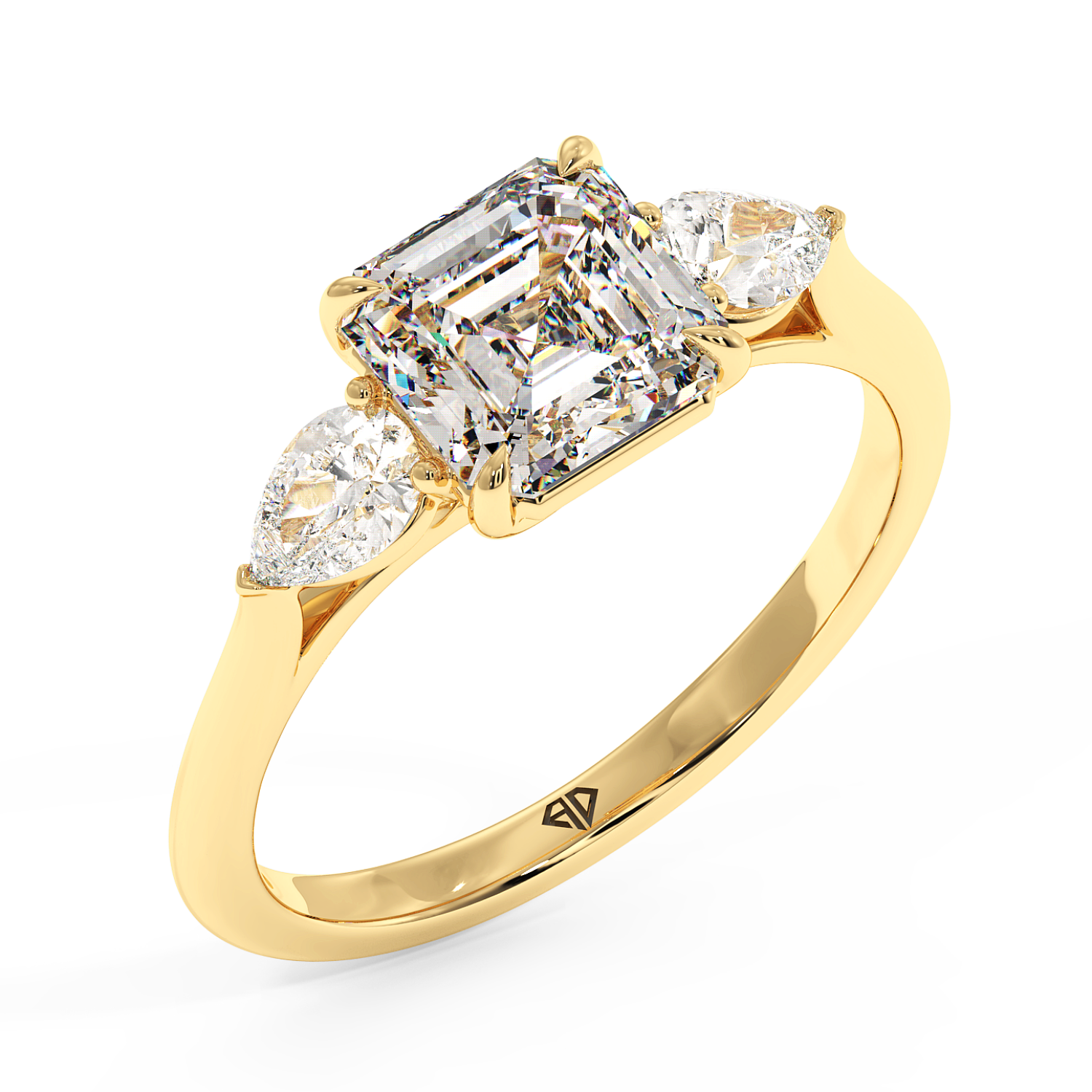 18K Yellow Gold Verona Engagement Ring