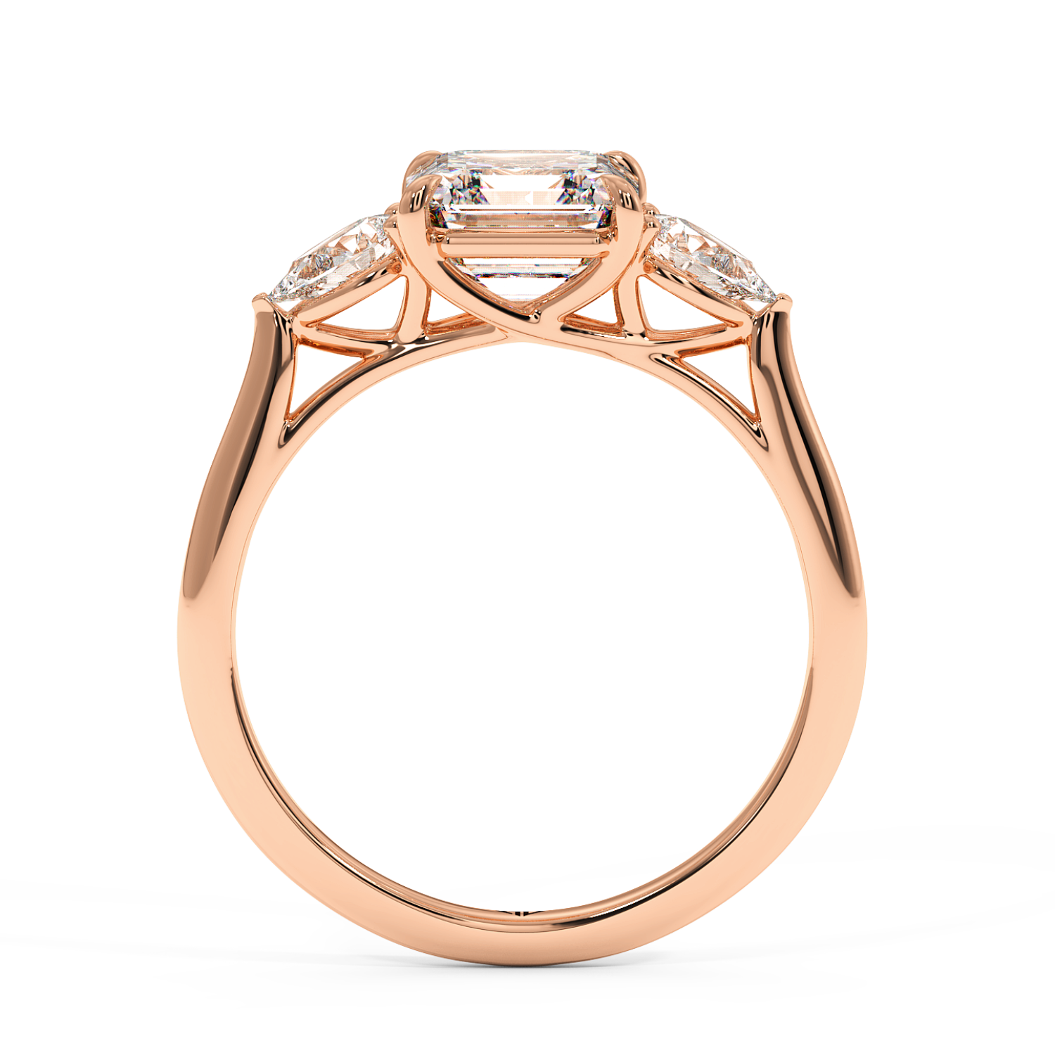 18K Rose Gold Verona Engagement Ring