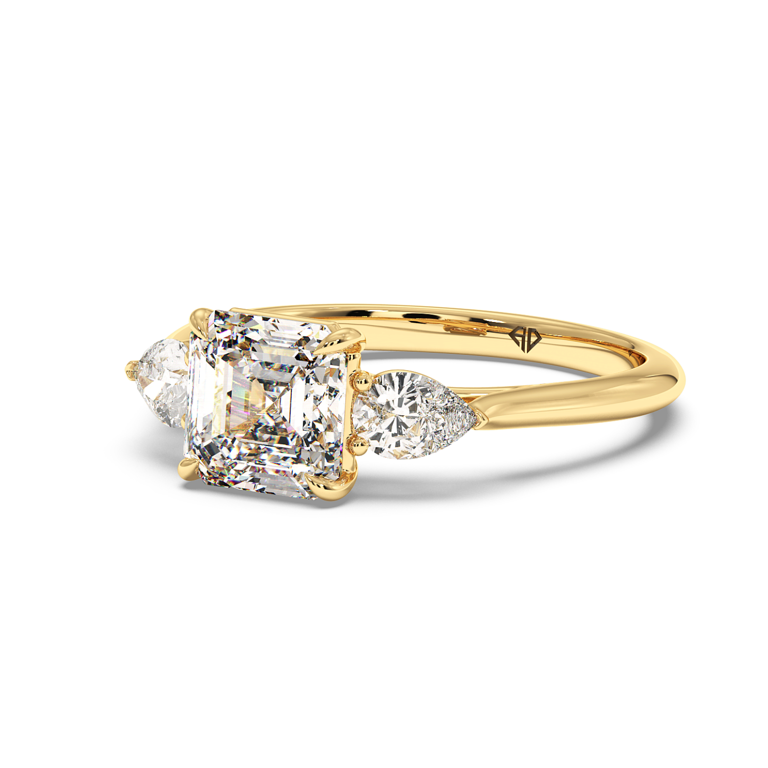 18K Yellow Gold Verona Engagement Ring