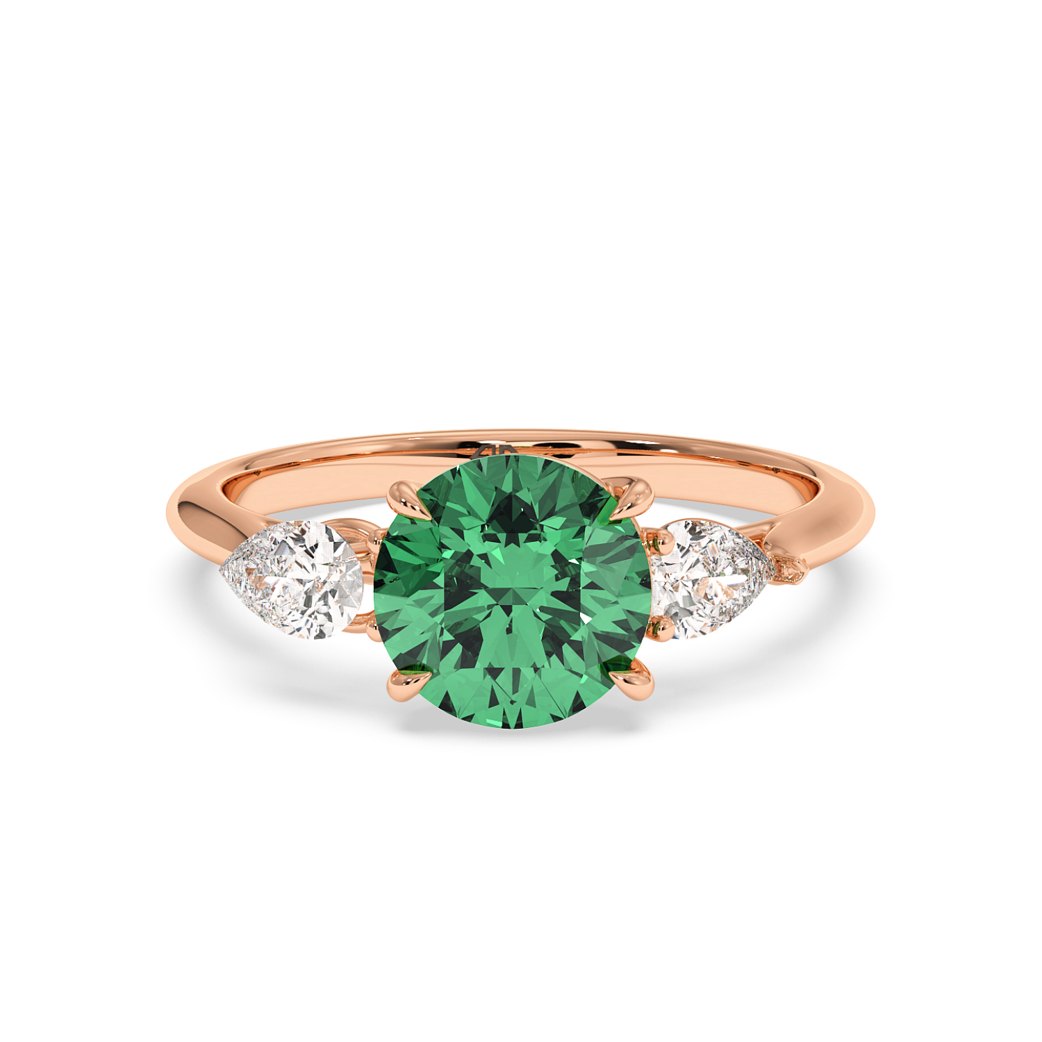 18K Rose Gold Verona Engagement Ring