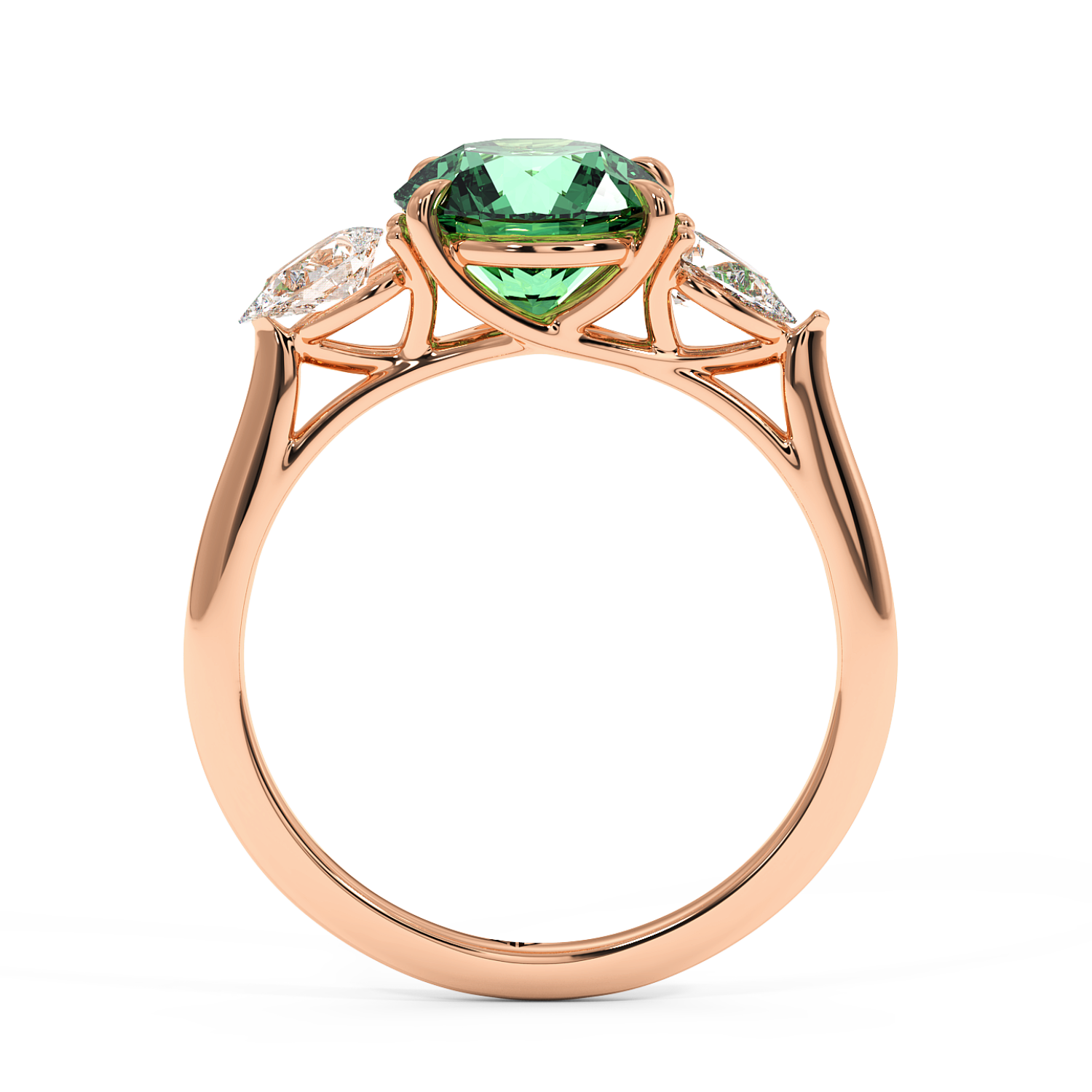 18K Rose Gold Verona Engagement Ring