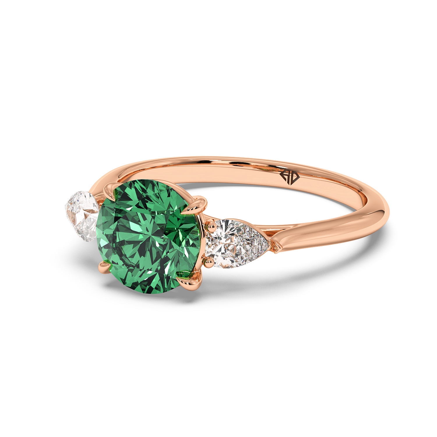 18K Rose Gold Verona Engagement Ring