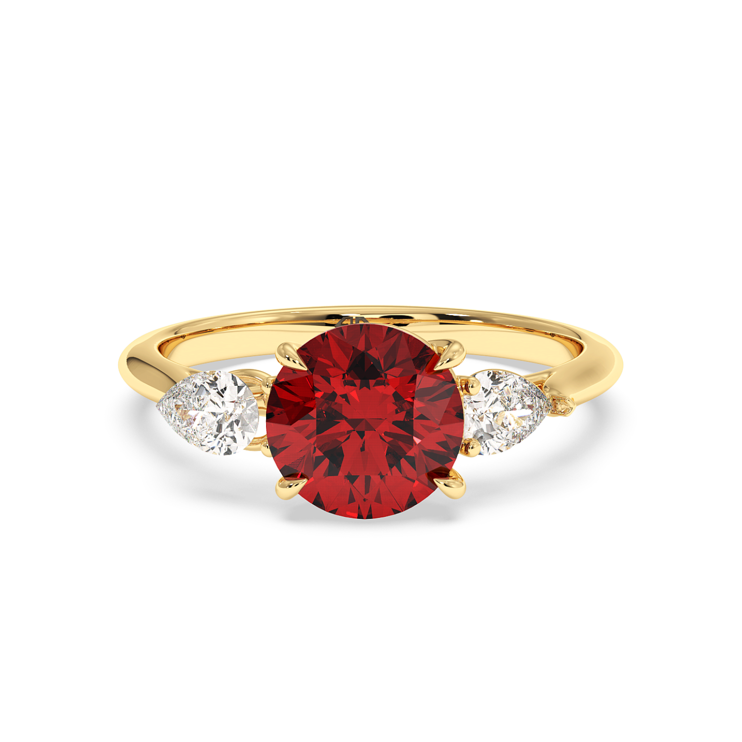 18K Yellow Gold Verona Engagement Ring