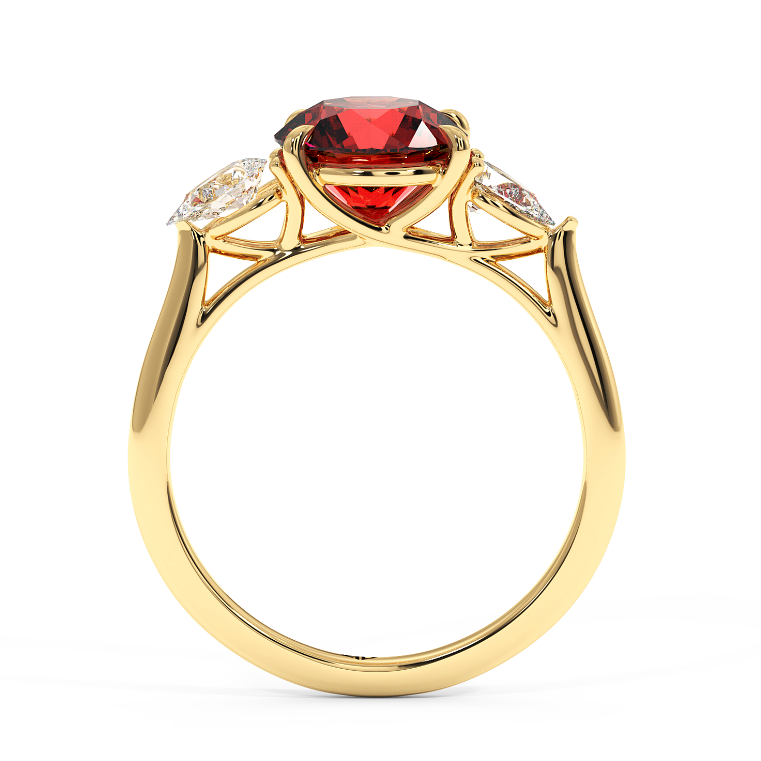 18K Yellow Gold Verona Engagement Ring