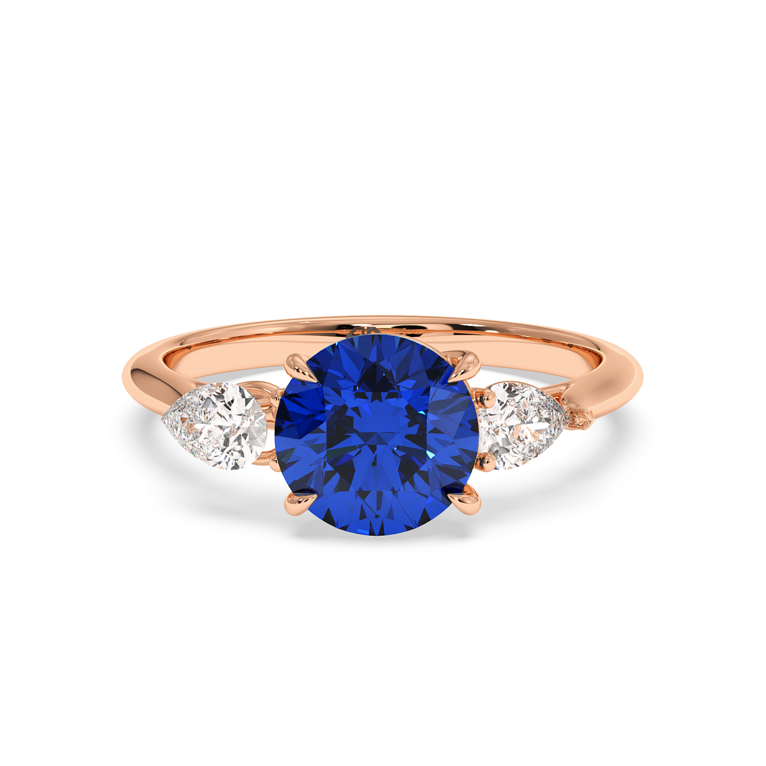 18K Rose Gold Verona Engagement Ring