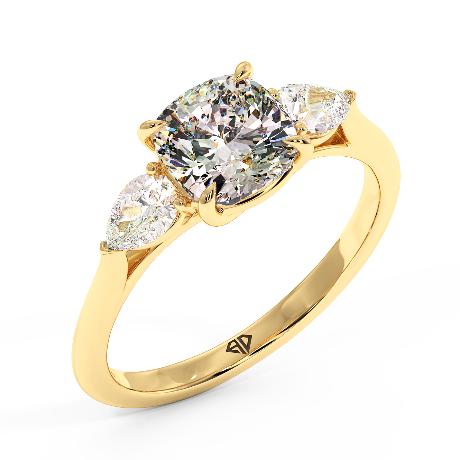 18K Yellow Gold Verona Engagement Ring