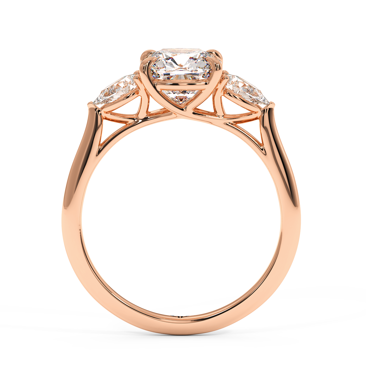 18K Rose Gold Verona Engagement Ring