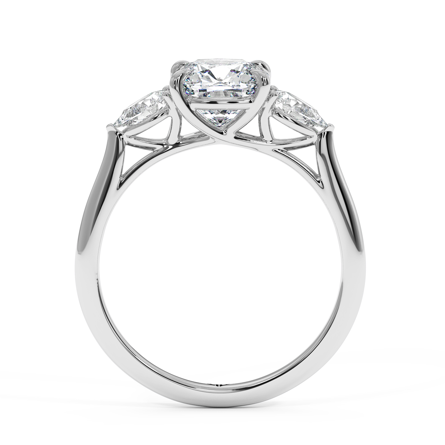 18K White Gold Verona Engagement Ring