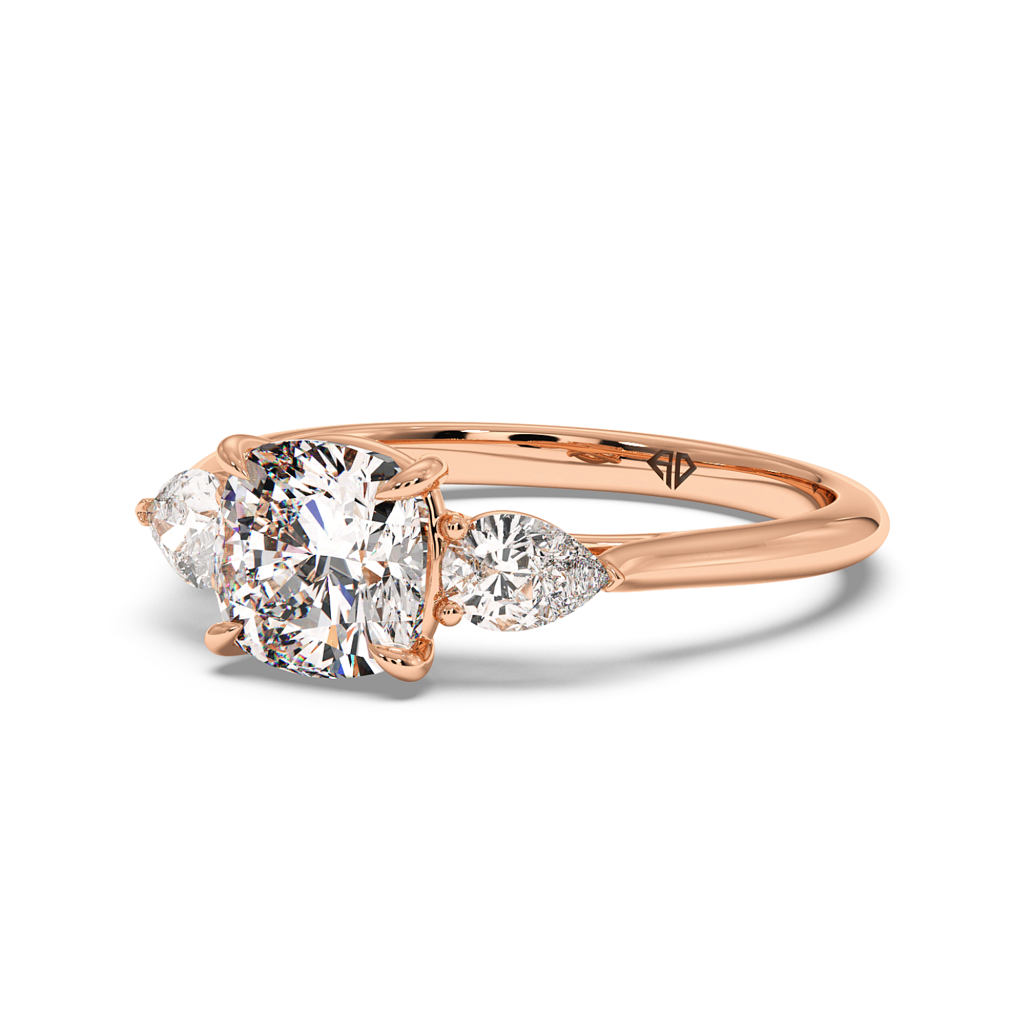 18K Rose Gold Verona Engagement Ring