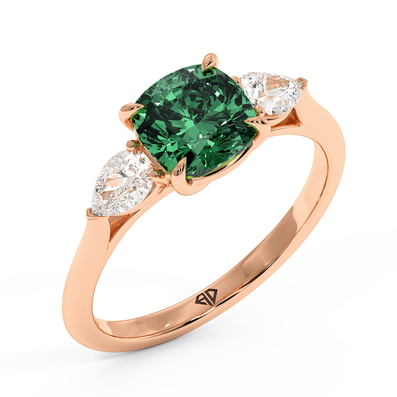 18K Rose Gold Verona Engagement Ring