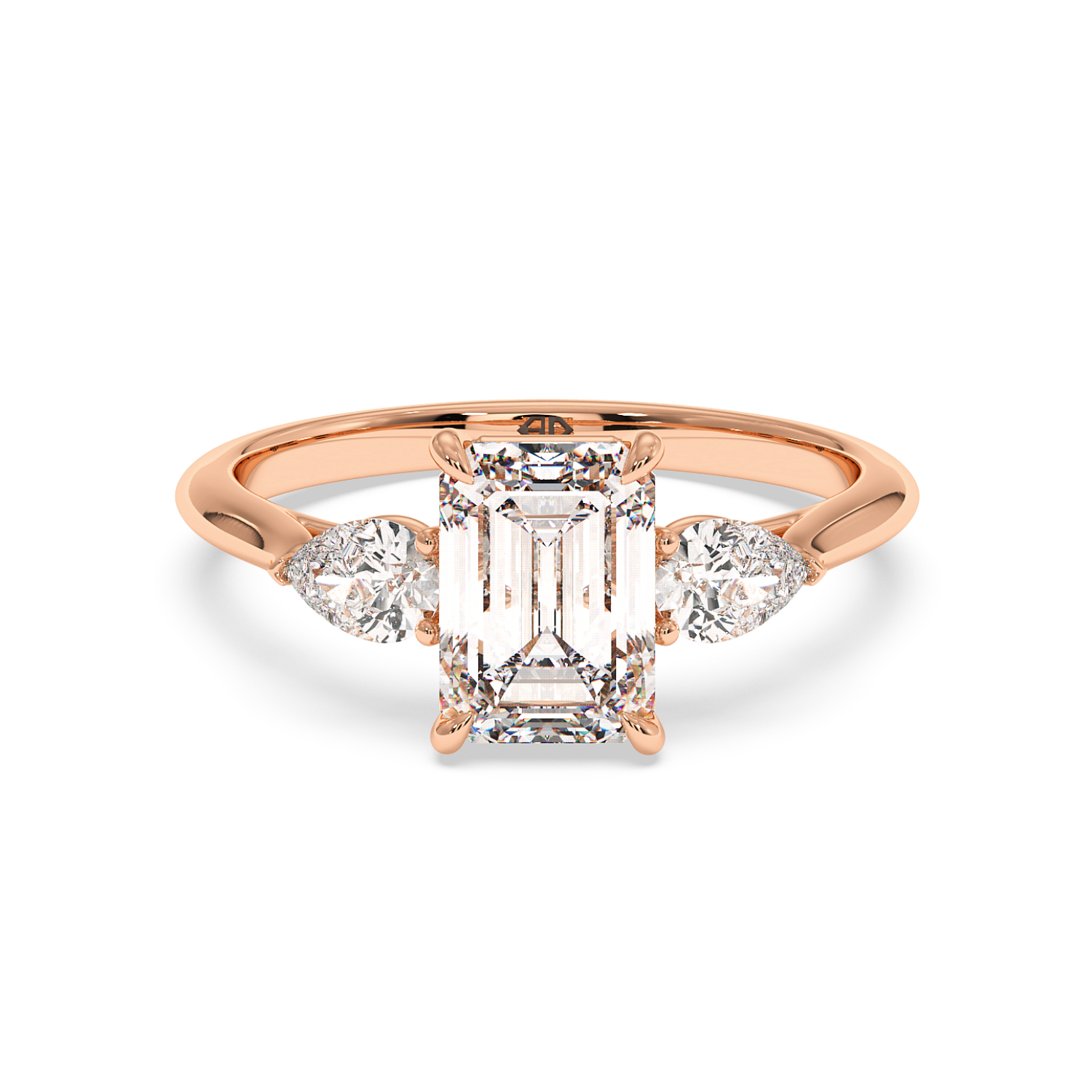 18K Rose Gold Verona Engagement Ring