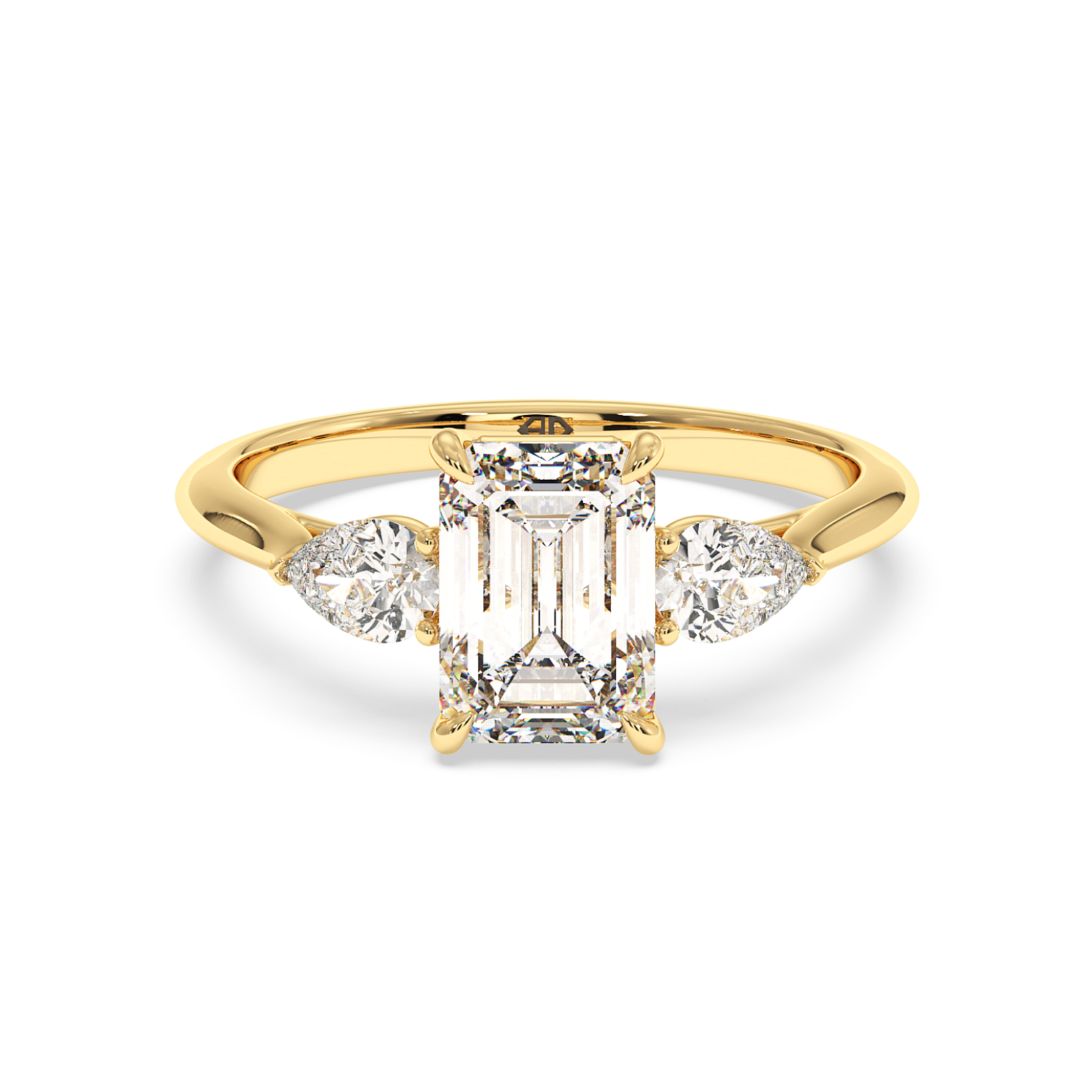 18K Yellow Gold Verona Engagement Ring