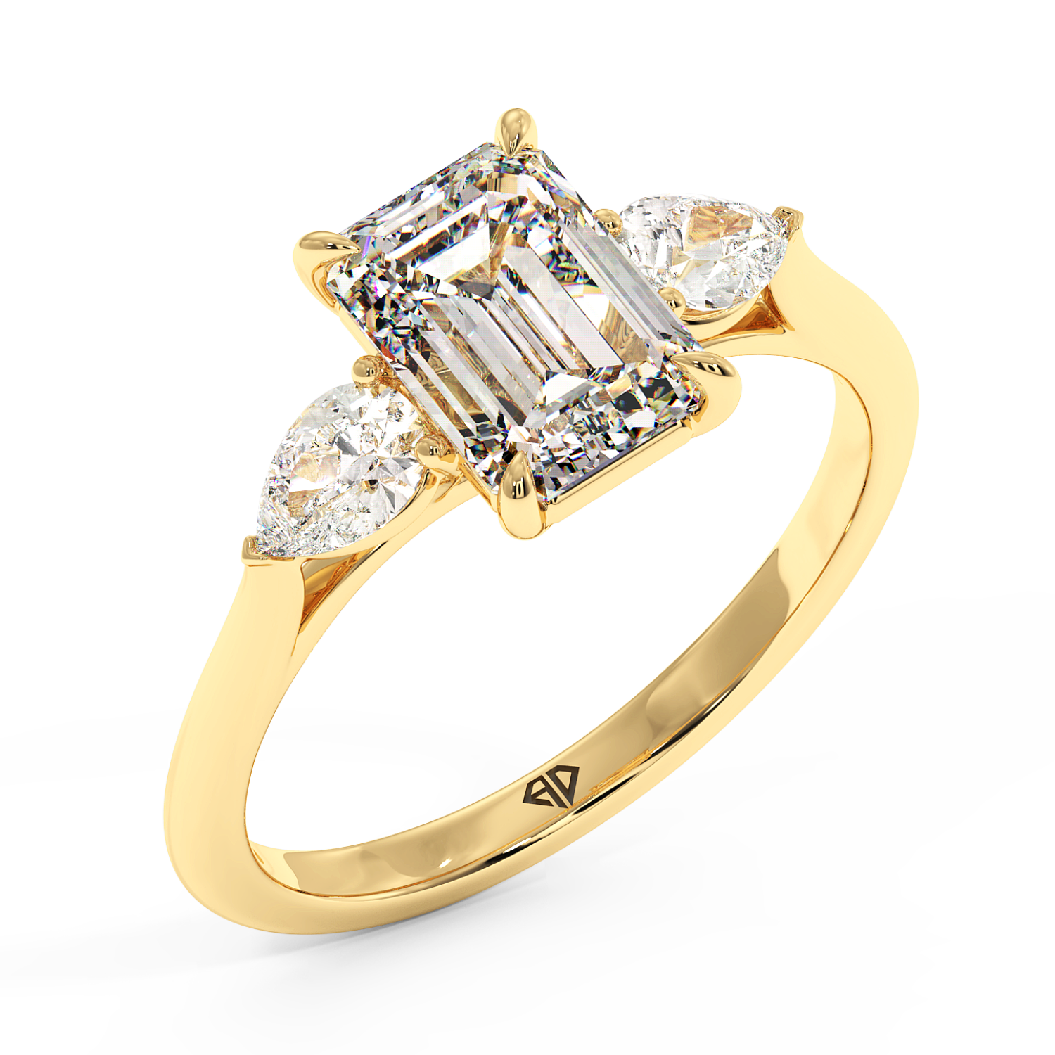 18K Yellow Gold Verona Engagement Ring